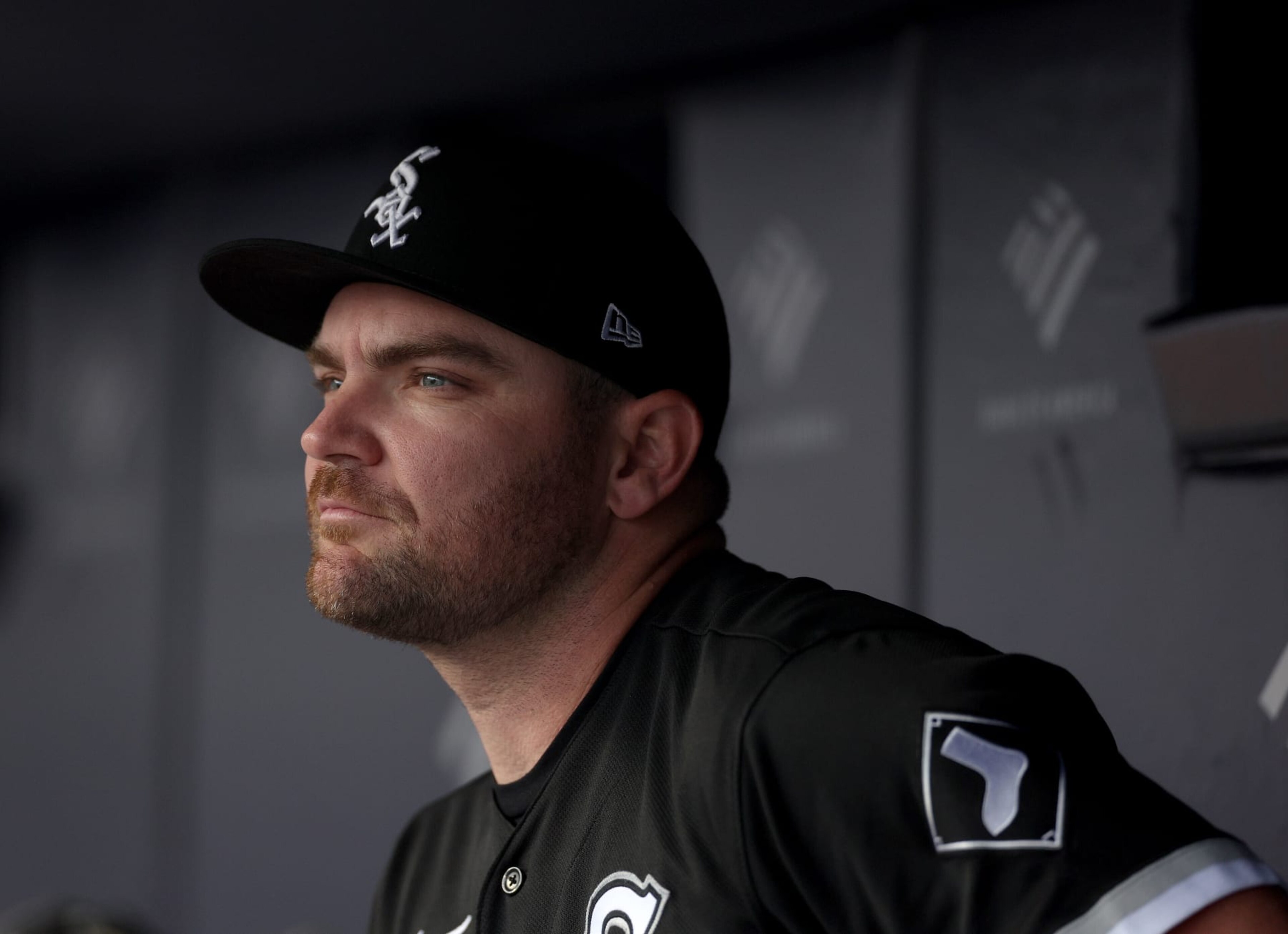 NEW YORK, NEW YORK - JUNE 08: Liam Hendriks #31 of the Chicago White Sox looks on from the dugout before game one of a double header against the New York Yankees at Yankee Stadium on June 8, 2023 in Bronx borough of New York City. (Photo by Elsa/Getty Images) NEW YORK, NEW YORK - JUNE 08: Liam Hendriks #31 of the Chicago White Sox looks on from the dugout before game one of a double header against the New York Yankees at Yankee Stadium on June 8, 2023 in Bronx borough of New York City. (Photo by Elsa/Getty Images)