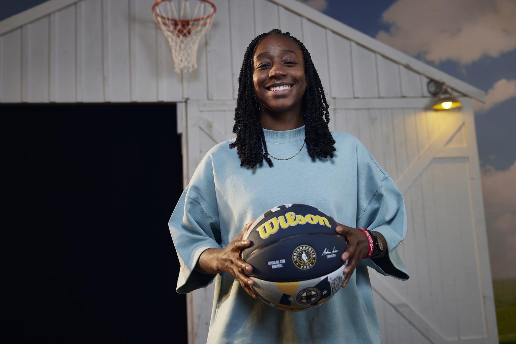 INDIANAPOLIS, IN - FEBRUARY 15: Jewell Loyd #24 of the Seattle Storm poses for a portrait during the NBAE Media Circuit Portraits as part of NBA All-Star Weekend on Thursday, February 15, 2024 in Indianapolis, Indiana. NOTE TO USER: User expressly acknowledges and agrees that, by downloading and/or using this Photograph, user is consenting to the terms and conditions of the Getty Images License Agreement. Mandatory Copyright Notice: Copyright 2024 NBAE (Photo by Michael LeBrecht/NBAE via Getty Images)