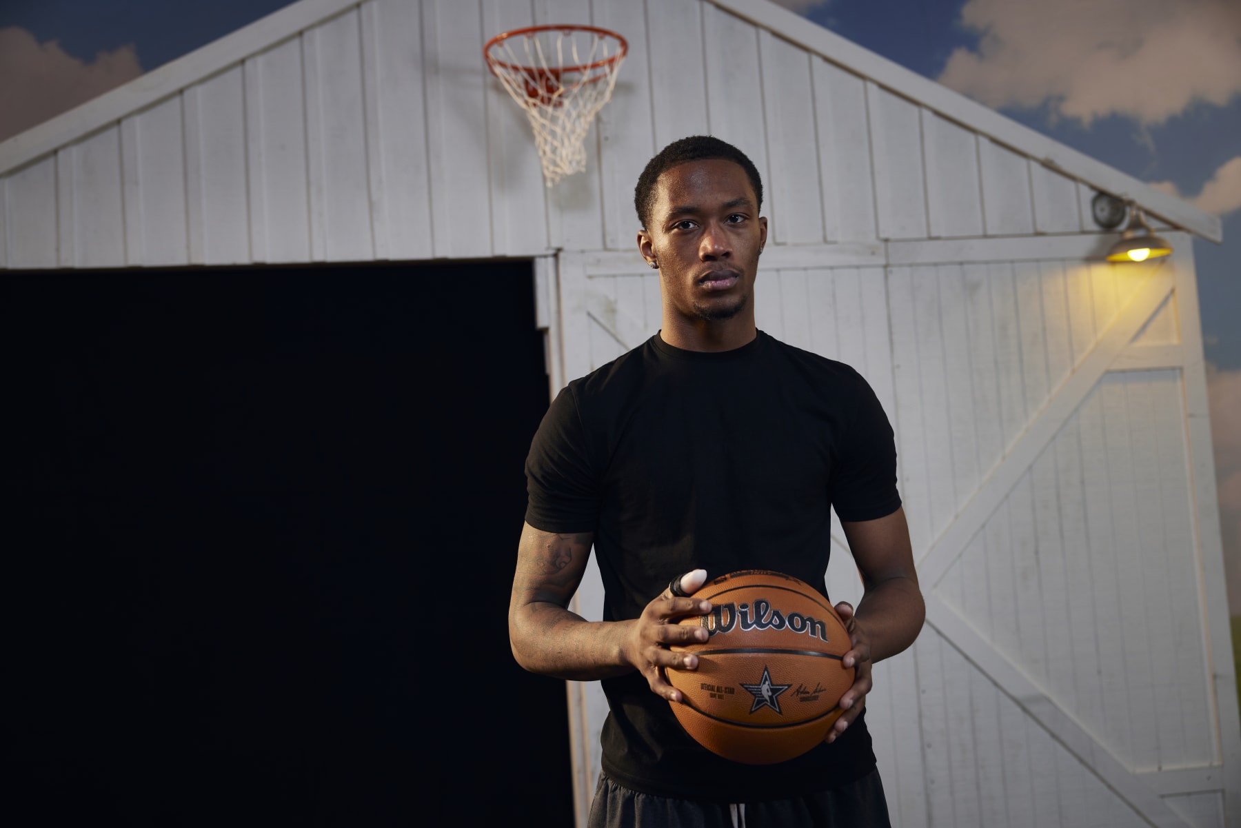 INDIANAPOLIS, IN - FEBRUARY 15: Ron Holland #0 of G League Ignite poses for a portrait during the NBAE Media Circuit Portraits as part of NBA All-Star Weekend on Thursday, February 15, 2024 in Indianapolis, Indiana. NOTE TO USER: User expressly acknowledges and agrees that, by downloading and/or using this Photograph, user is consenting to the terms and conditions of the Getty Images License Agreement. Mandatory Copyright Notice: Copyright 2024 NBAE (Photo by Michael LeBrecht/NBAE via Getty Images)