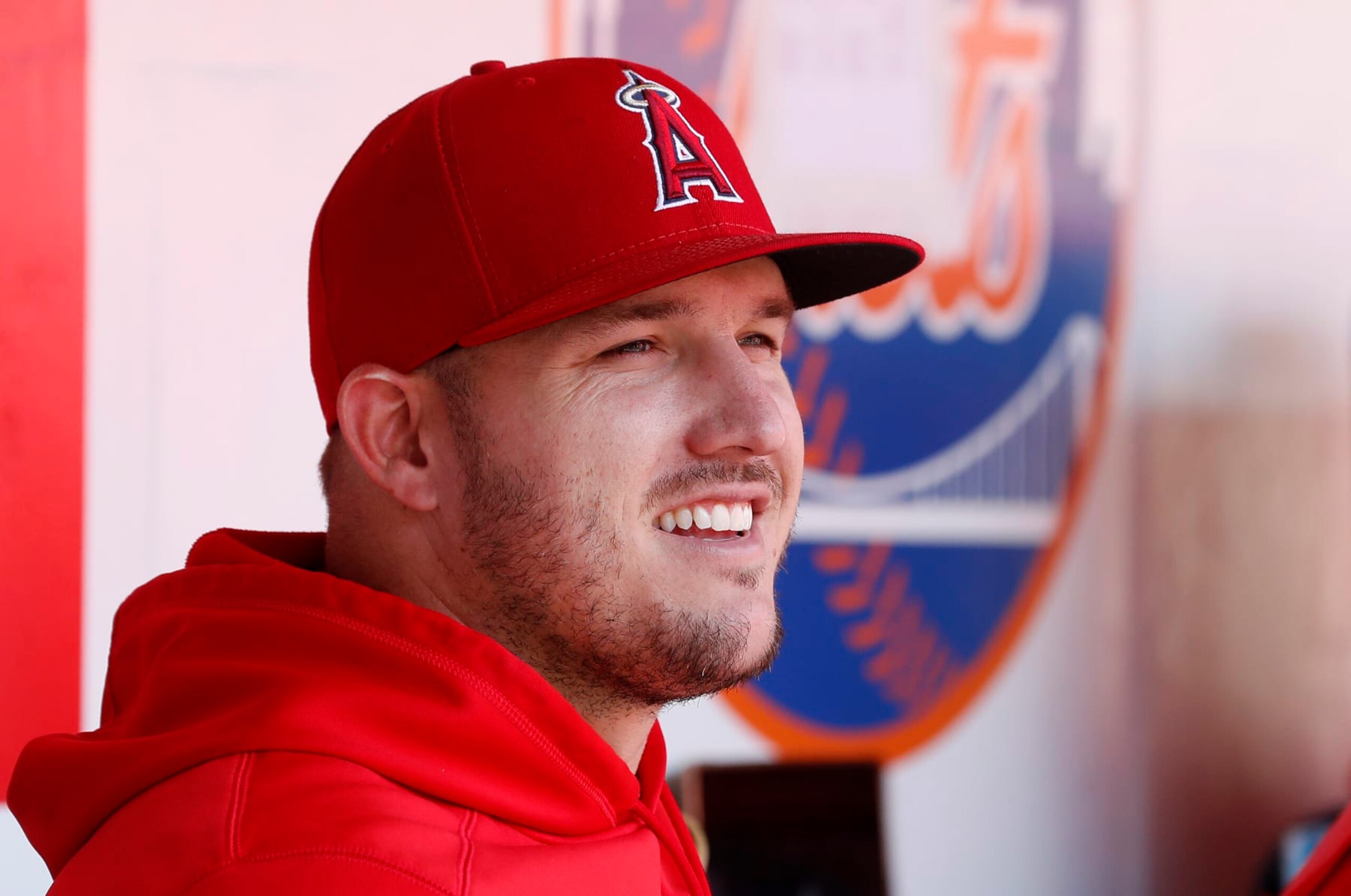 NEW YORK, NEW YORK - AUGUST 27: Mike Trout #27 of the Los Angeles Angels looks on before a game against the New York Mets at Citi Field on August 27, 2023 in New York City. The Mets defeated the Angels 3-2. (Photo by Jim McIsaac/Getty Images) NEW YORK, NEW YORK - AUGUST 27: Mike Trout #27 of the Los Angeles Angels looks on before a game against the New York Mets at Citi Field on August 27, 2023 in New York City. The Mets defeated the Angels 3-2. (Photo by Jim McIsaac/Getty Images)