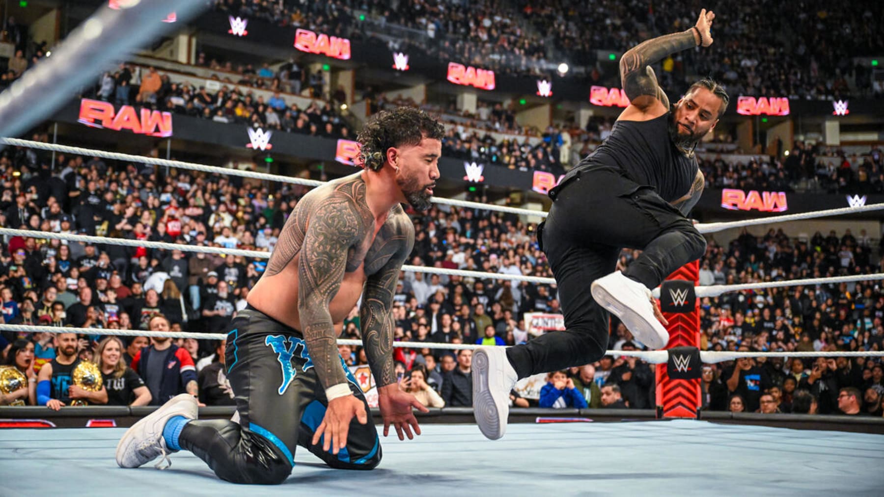 Jimmy Uso cost Jey Uso the Intercontinental Championship on Monday's WWE Raw.
