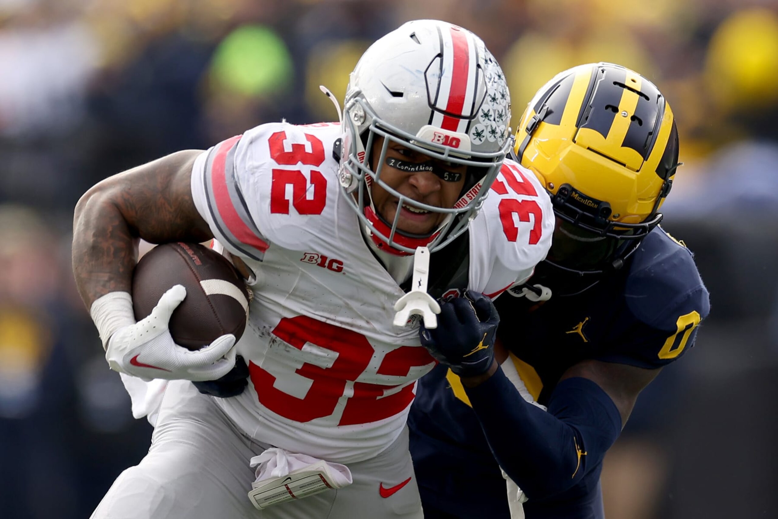 TreVeyon Henderson of the Ohio State Buckeyes