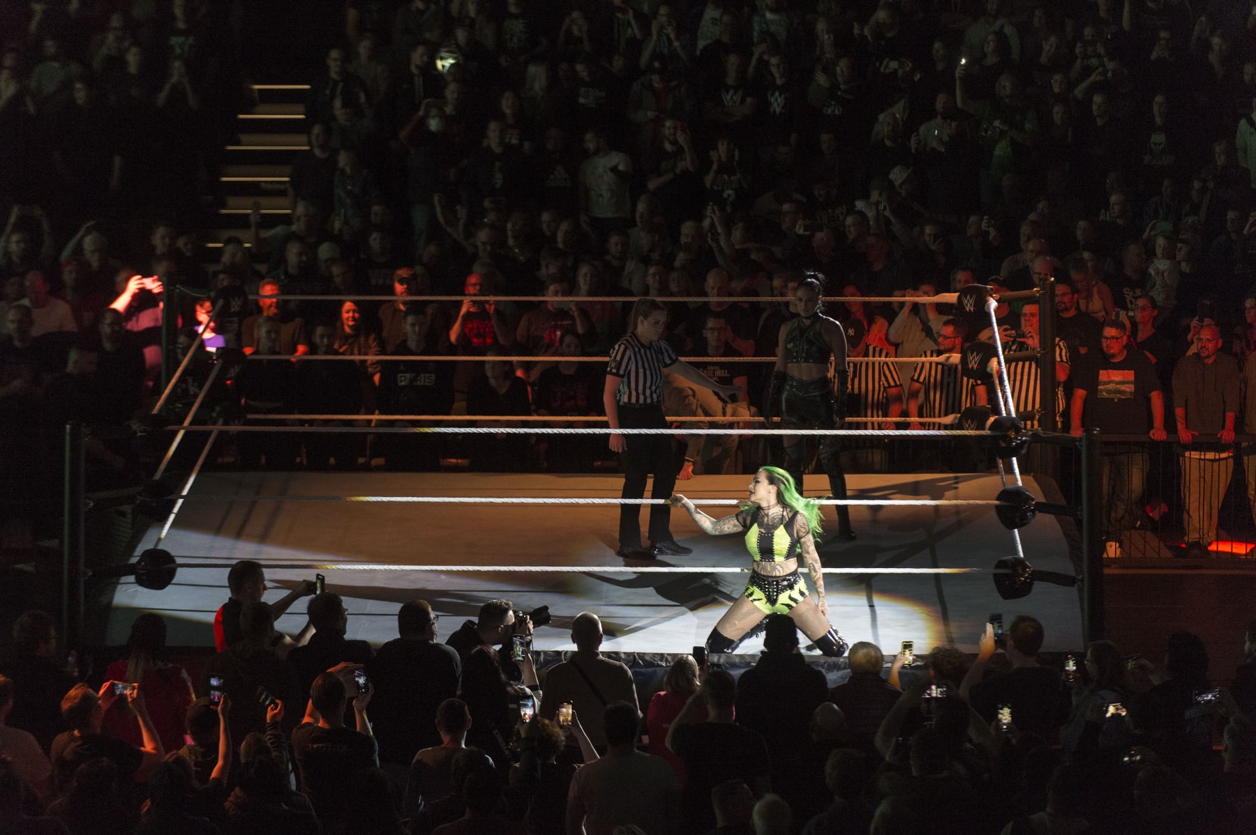 DORTMUND, GERMANY - NOVEMBER 01: Shotzi poses during the WWE Live Show at Westfalenhalle on November 1, 2022 in Dortmund, Germany. (Photo by Marc Pfitzenreuter/Getty Images)
