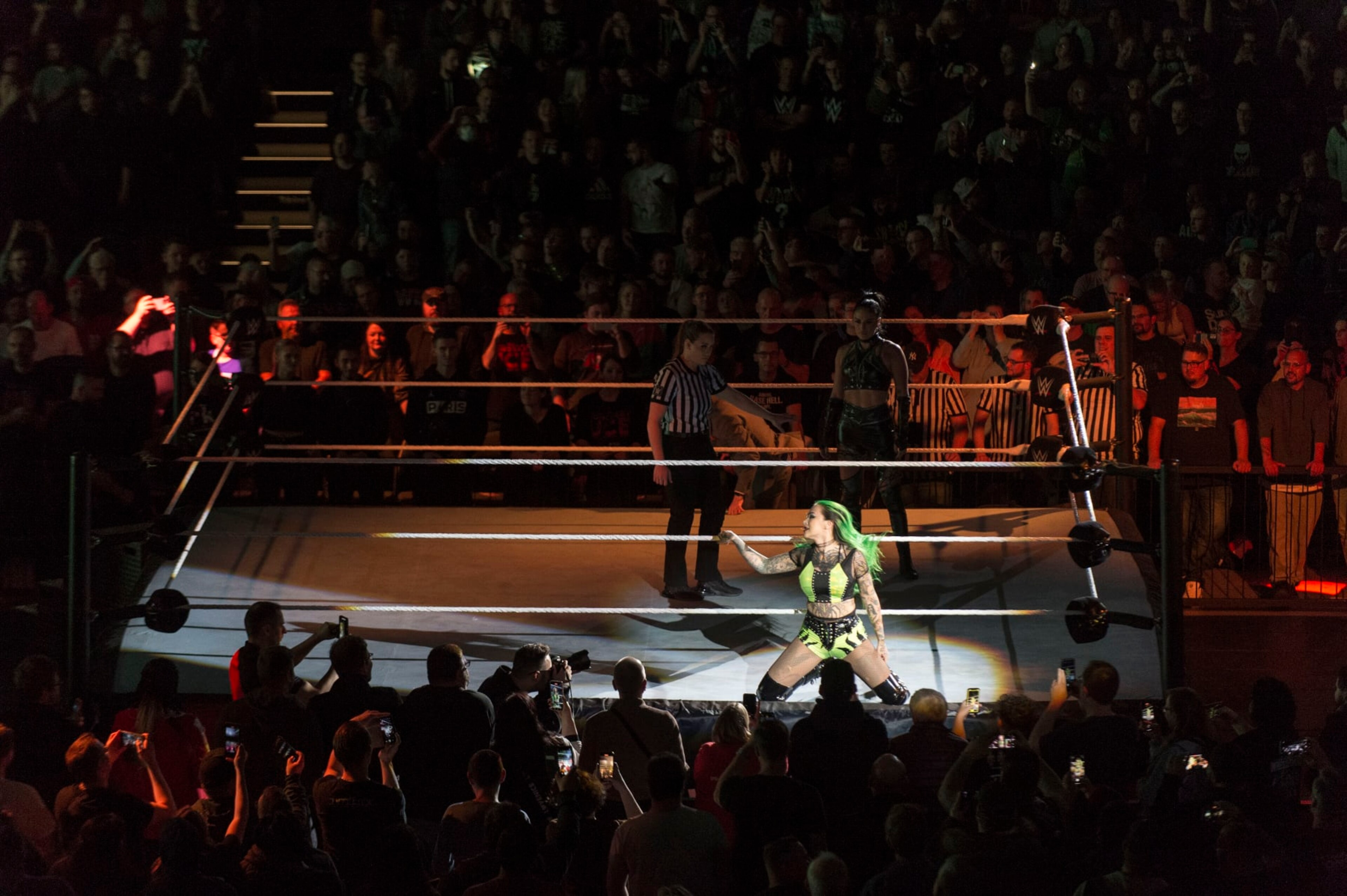 DORTMUND, GERMANY - NOVEMBER 01: Shotzi poses during the WWE Live Show at Westfalenhalle on November 1, 2022 in Dortmund, Germany. (Photo by Marc Pfitzenreuter/Getty Images) DORTMUND, GERMANY - NOVEMBER 01: Shotzi poses during the WWE Live Show at Westfalenhalle on November 1, 2022 in Dortmund, Germany. (Photo by Marc Pfitzenreuter/Getty Images)