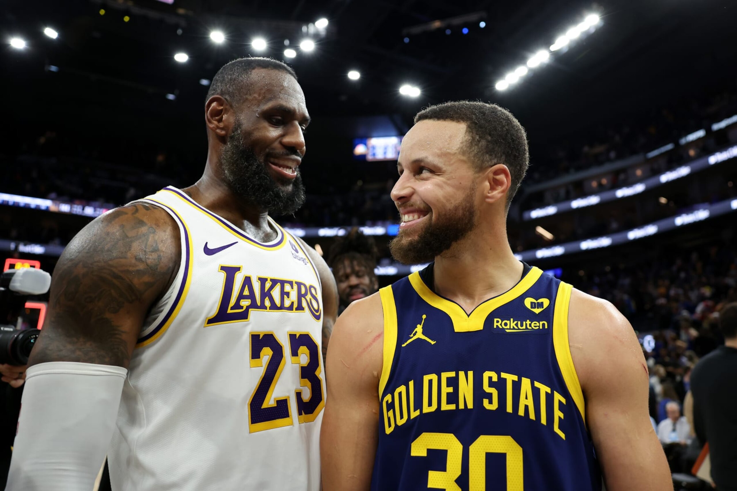 LeBron James and Stephen Curry
