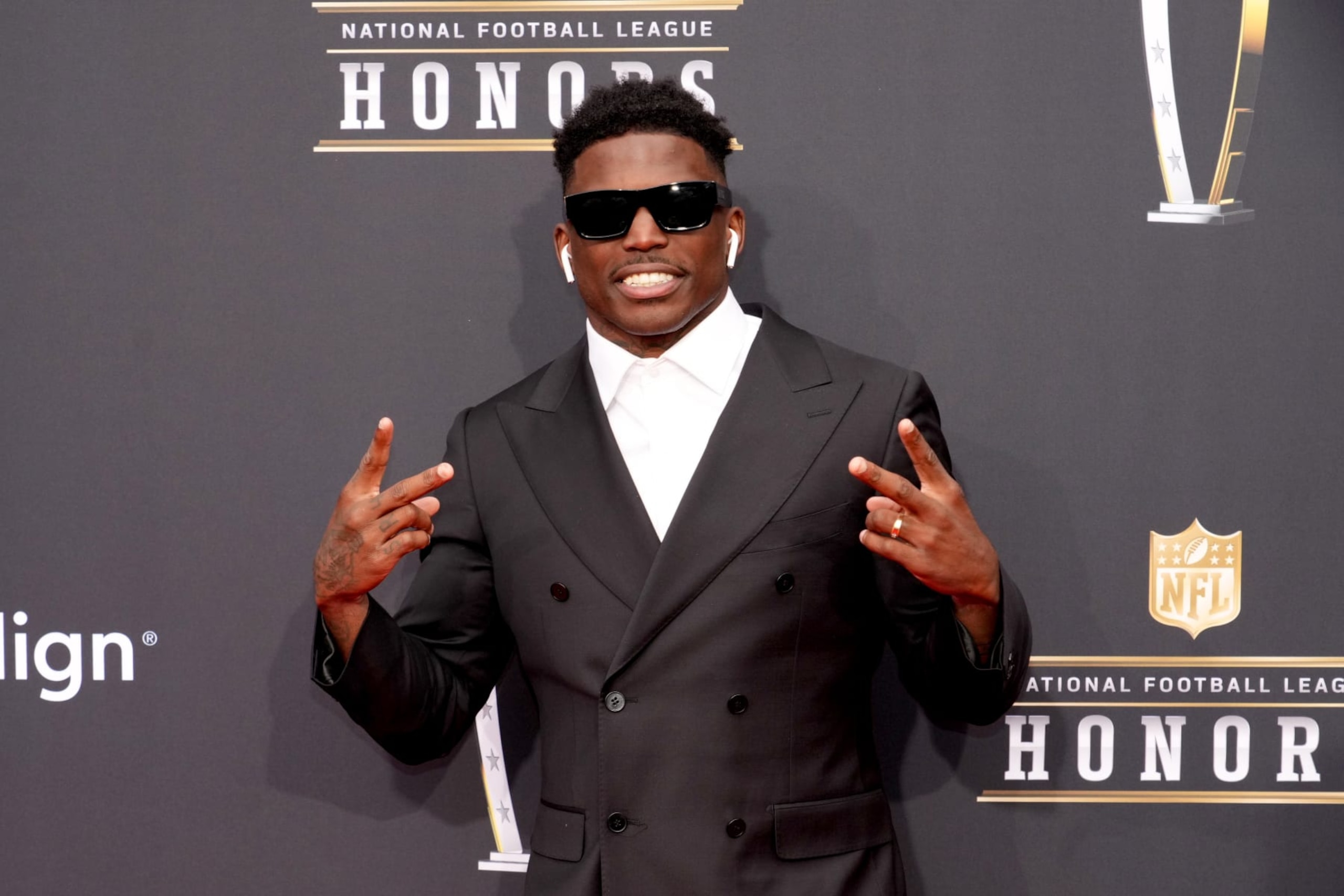 LAS VEGAS, NEVADA - FEBRUARY 08: Tyreek Hill attends the 13th Annual NFL Honors at Resorts World Theatre on February 08, 2024 in Las Vegas, Nevada. (Photo by Jeff Kravitz/FilmMagic)