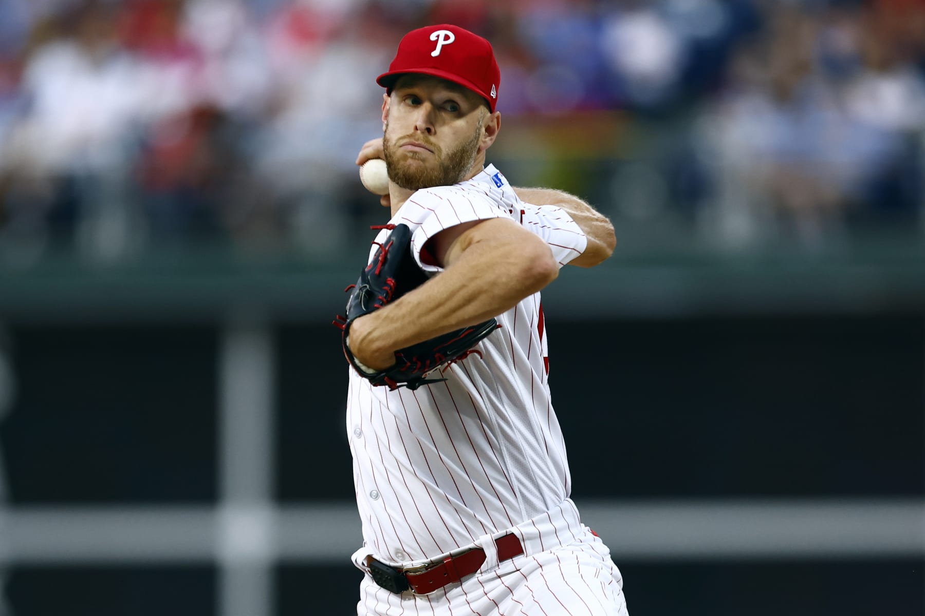 PHILADELPHIA, PA - May 22: Zack Wheeler #45 of the Philadelphia Phillies in action against the Arizona Diamondbacks during a game at Citizens Bank Park on May 22, 2023 in Philadelphia, Pennsylvania. (Photo by Rich Schultz/Getty Images)