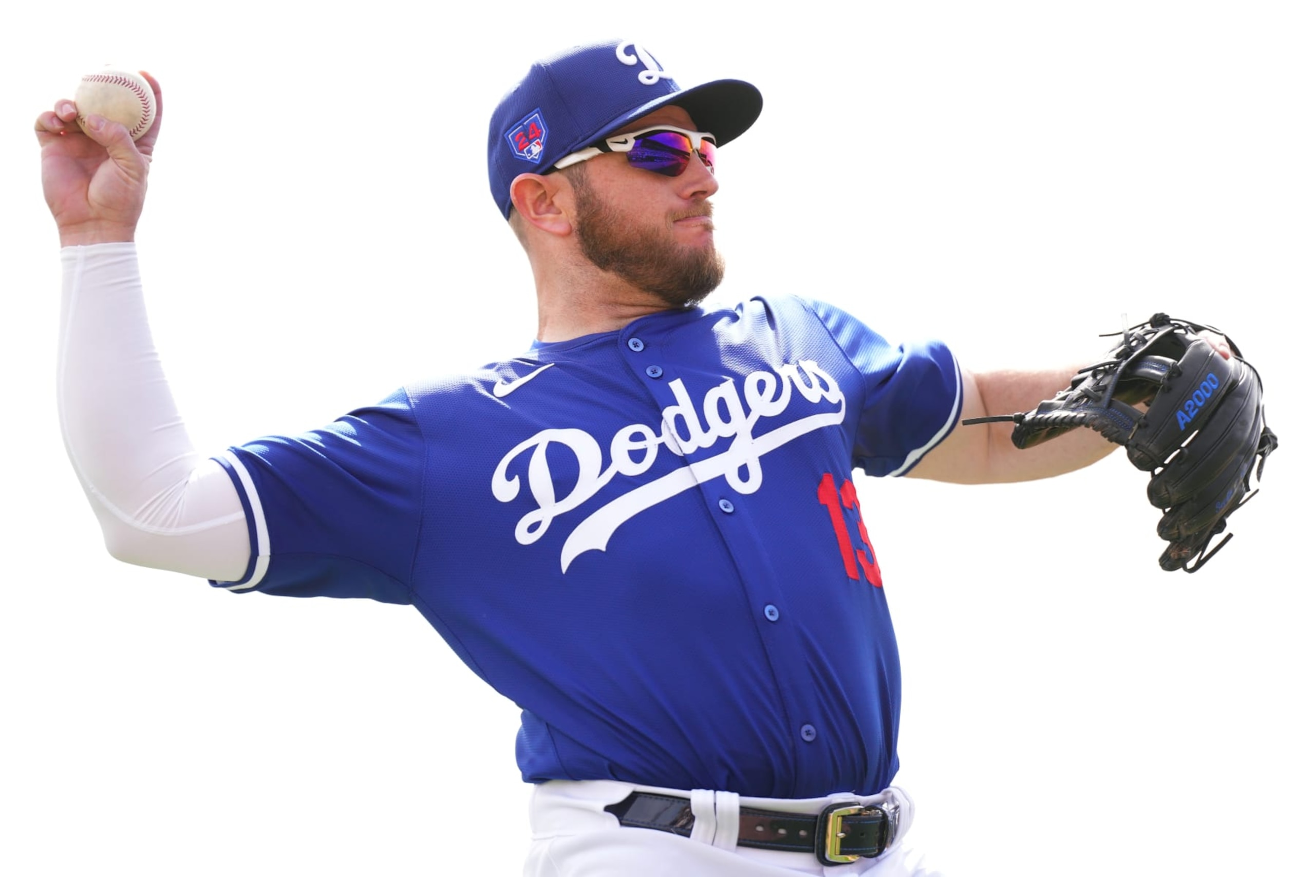 GLENDALE, ARIZONA - FEBRUARY 23: Max Muncy of the Los Angeles Dodgers in action during a spring training game against the San Diego Padres at the Camelback Ranch on February 23, 2024 in Glendale, Arizona. (Photo by Masterpress/Getty Images) GLENDALE, ARIZONA - FEBRUARY 23: Max Muncy of the Los Angeles Dodgers in action during a spring training game against the San Diego Padres at the Camelback Ranch on February 23, 2024 in Glendale, Arizona. (Photo by Masterpress/Getty Images)