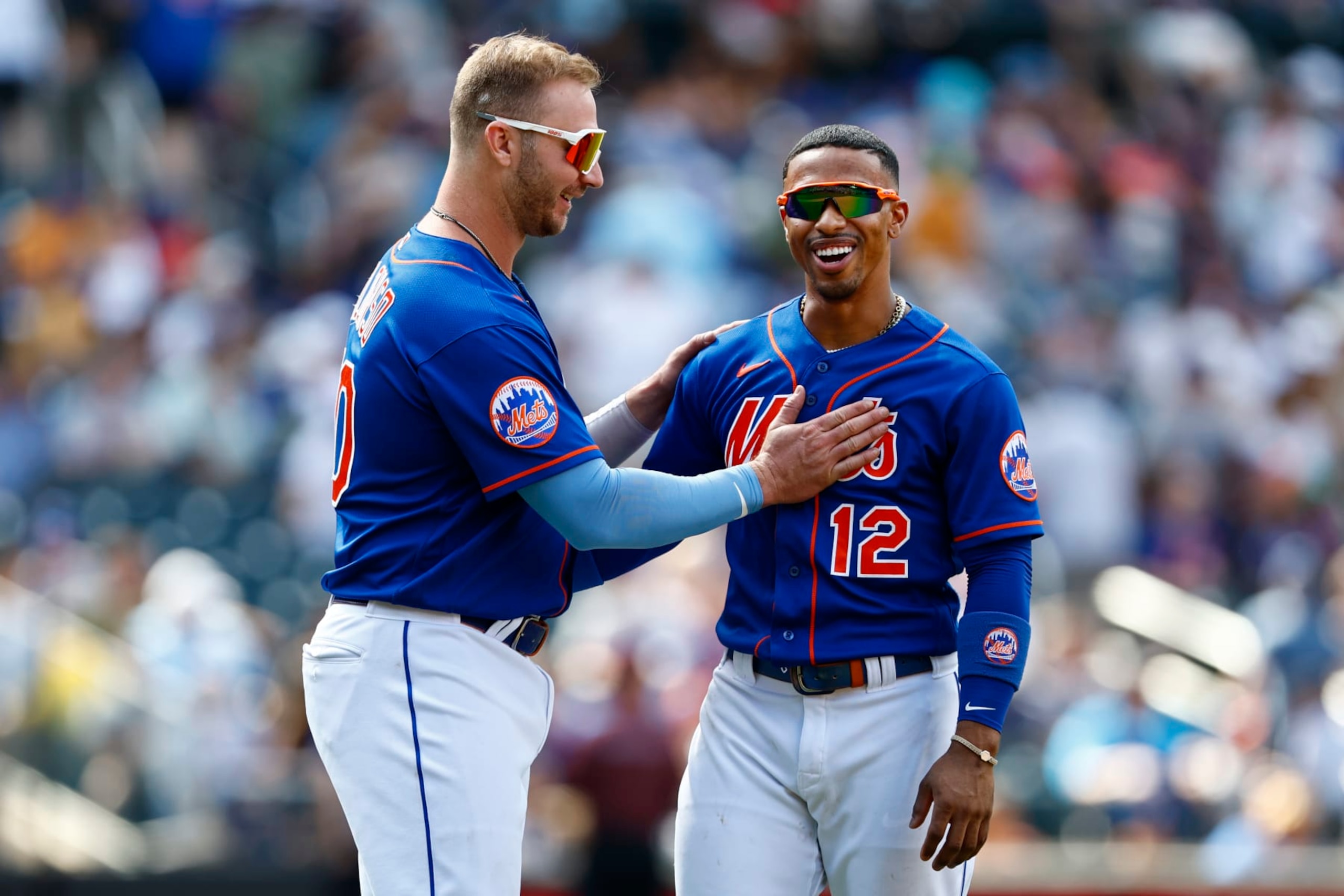 Pete Alonso (L) and Francisco Lindor (R) Pete Alonso (L) and Francisco Lindor (R)