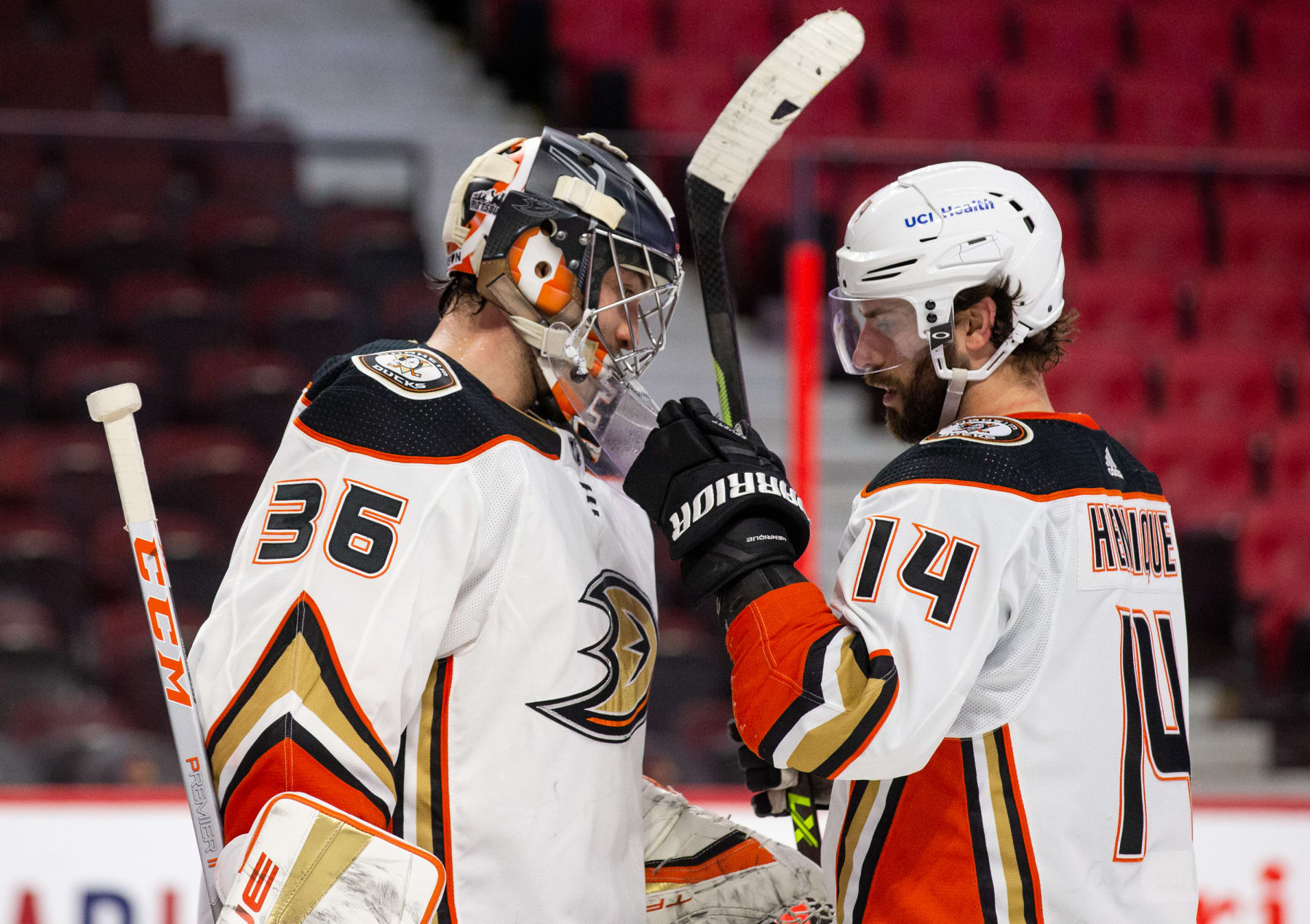 John Gibson and Adam Henrique