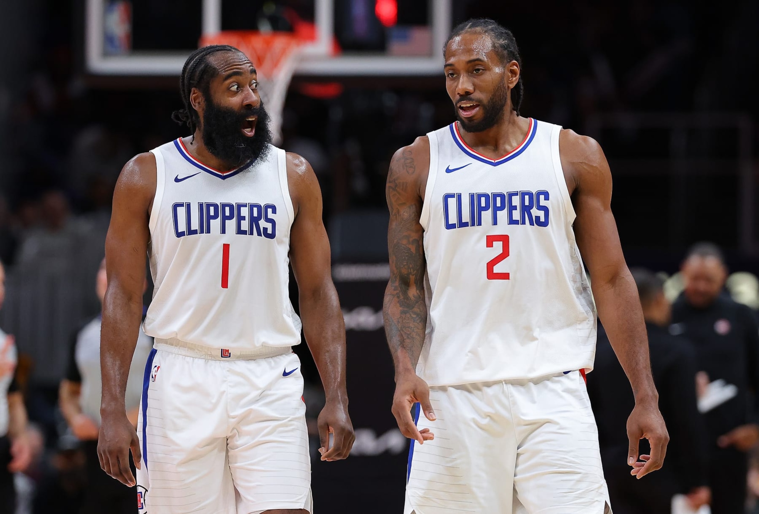 James Harden and Kawhi Leonard