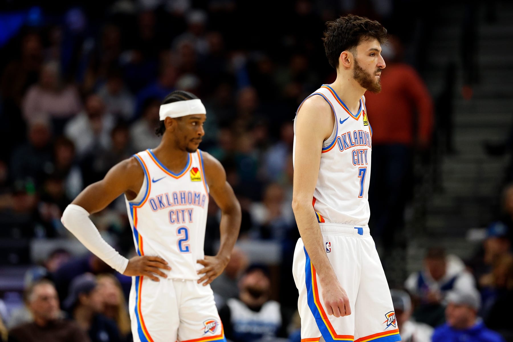 Shai Gilgeous-Alexander and Chet Holmgren