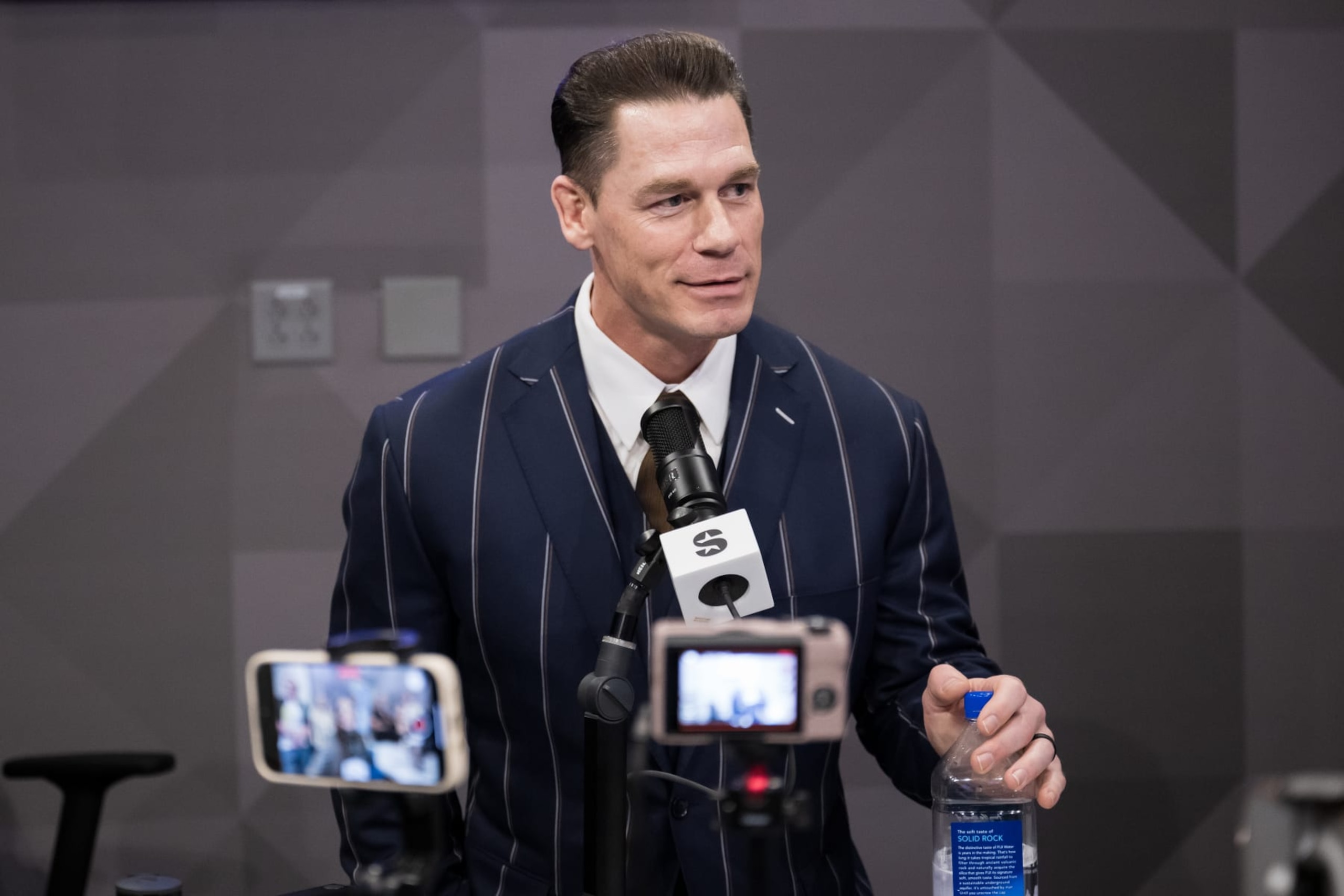 MIAMI BEACH, FLORIDA - FEBRUARY 21: John Cena visits SiriusXM Studios on February 21, 2024 in Miami Beach, Florida. (Photo by Jason Koerner/Getty Images)