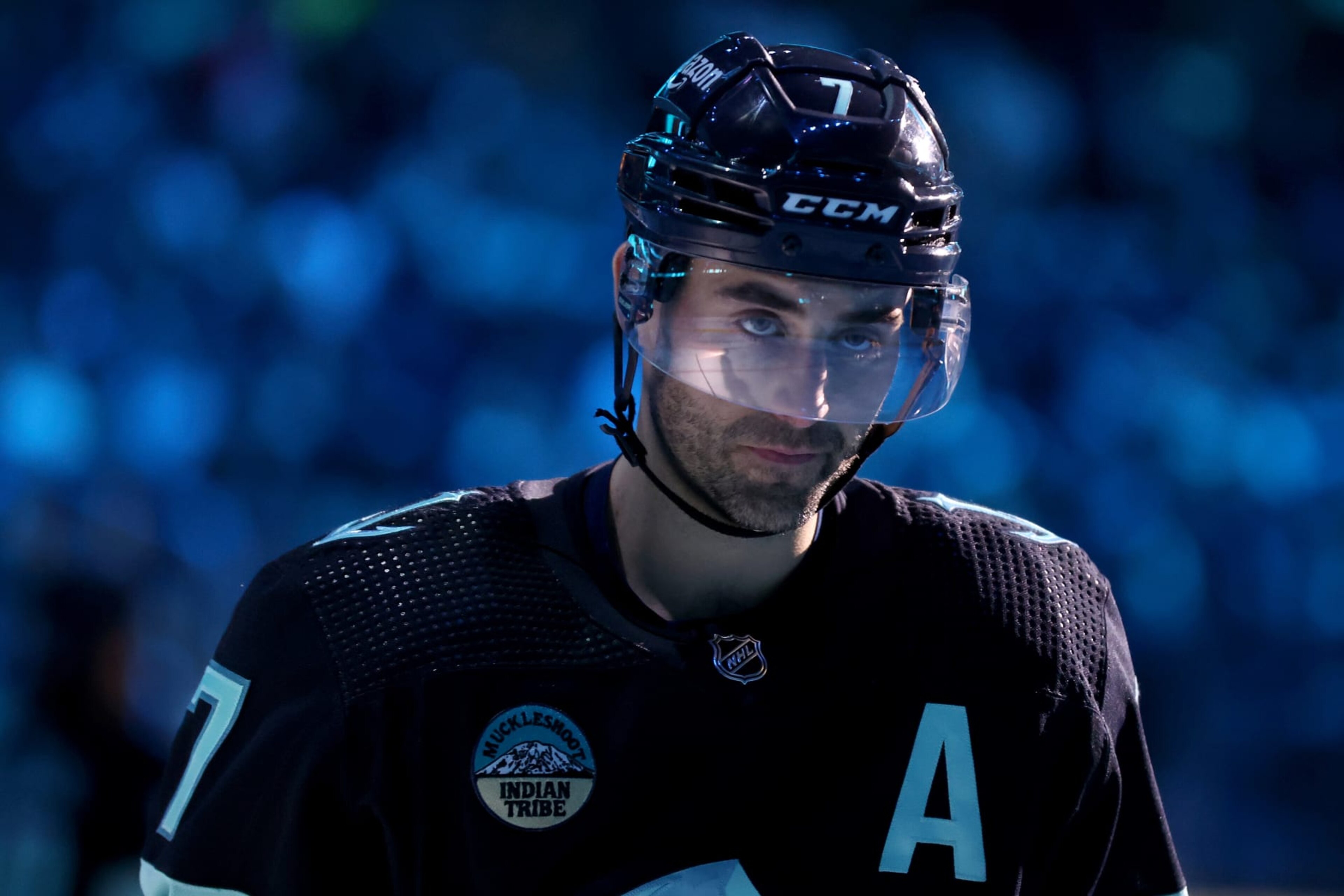 SEATTLE, WASHINGTON - FEBRUARY 29: Jordan Eberle #7 of the Seattle Kraken skates during the second period against the Pittsburgh Penguins at Climate Pledge Arena on February 29, 2024 in Seattle, Washington. (Photo by Steph Chambers/Getty Images) SEATTLE, WASHINGTON - FEBRUARY 29: Jordan Eberle #7 of the Seattle Kraken skates during the second period against the Pittsburgh Penguins at Climate Pledge Arena on February 29, 2024 in Seattle, Washington. (Photo by Steph Chambers/Getty Images)