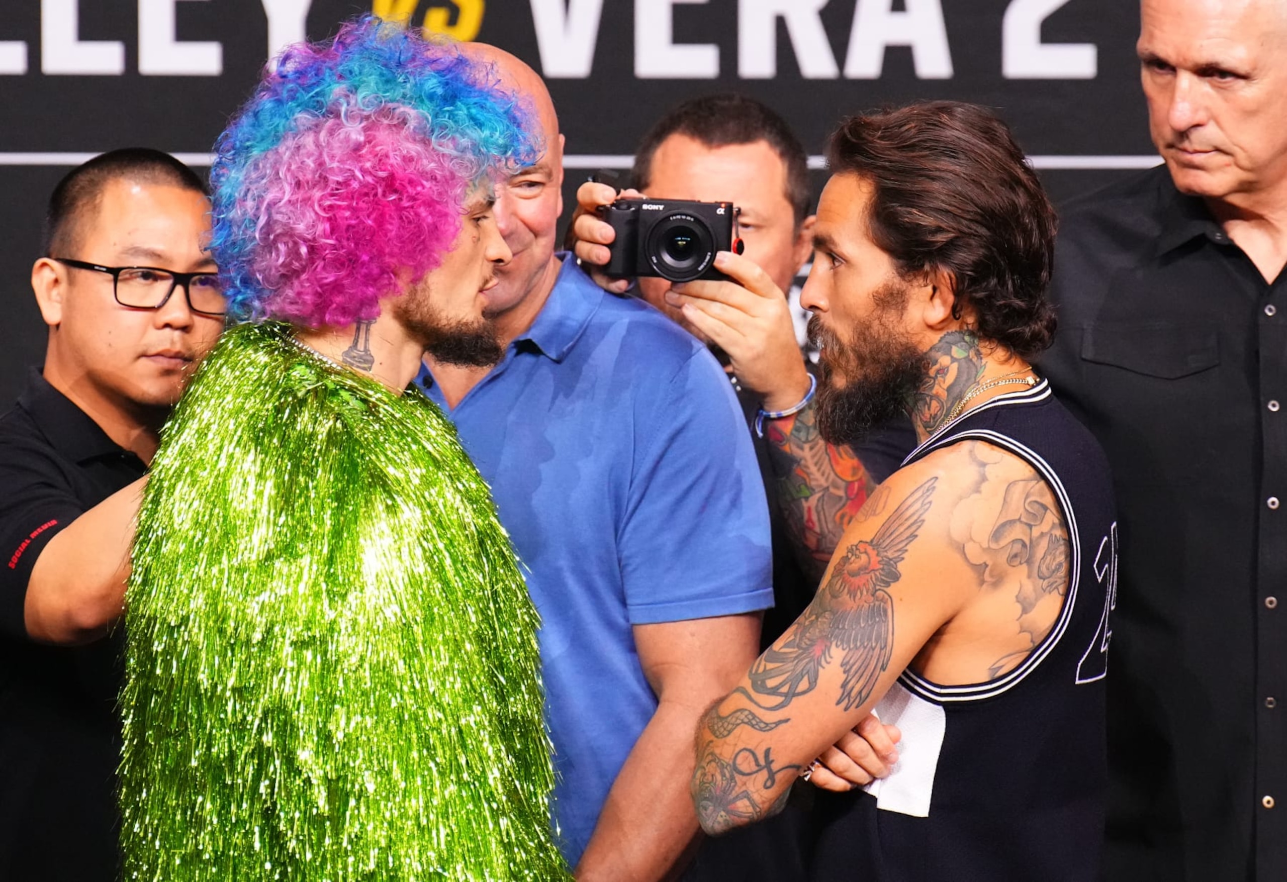 Sean O'Malley squares off against Marlon Vera Sean O'Malley squares off against Marlon Vera