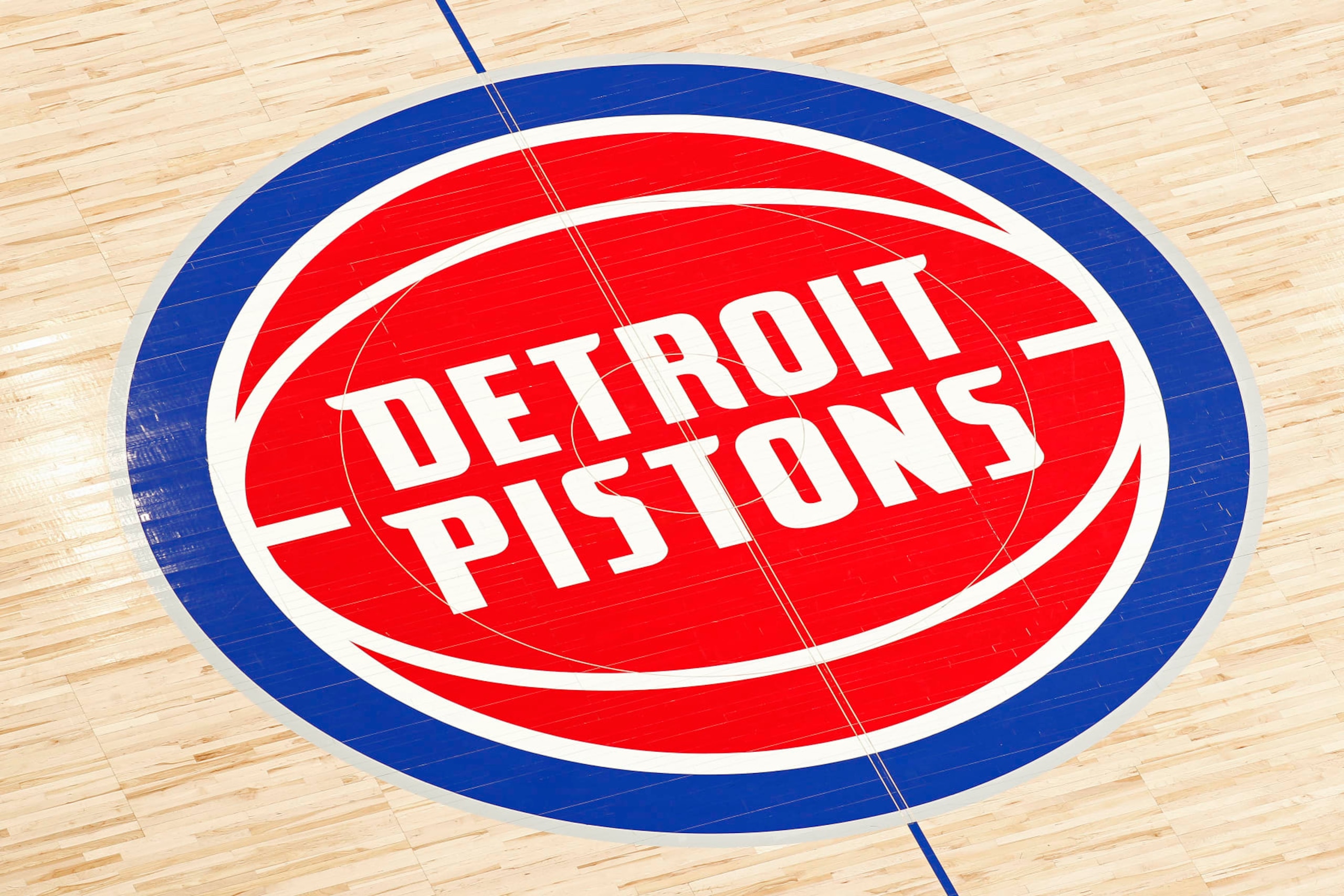 DETROIT, MI - MARCH 7: An overall view of the Detroit Pistons court during the game against the Brooklyn Nets on March 7, 2024 at Little Caesars Arena in Detroit, Michigan. NOTE TO USER: User expressly acknowledges and agrees that, by downloading and/or using this photograph, User is consenting to the terms and conditions of the Getty Images License Agreement. Mandatory Copyright Notice: Copyright 2024 NBAE (Photo by Brian Sevald/NBAE via Getty Images)