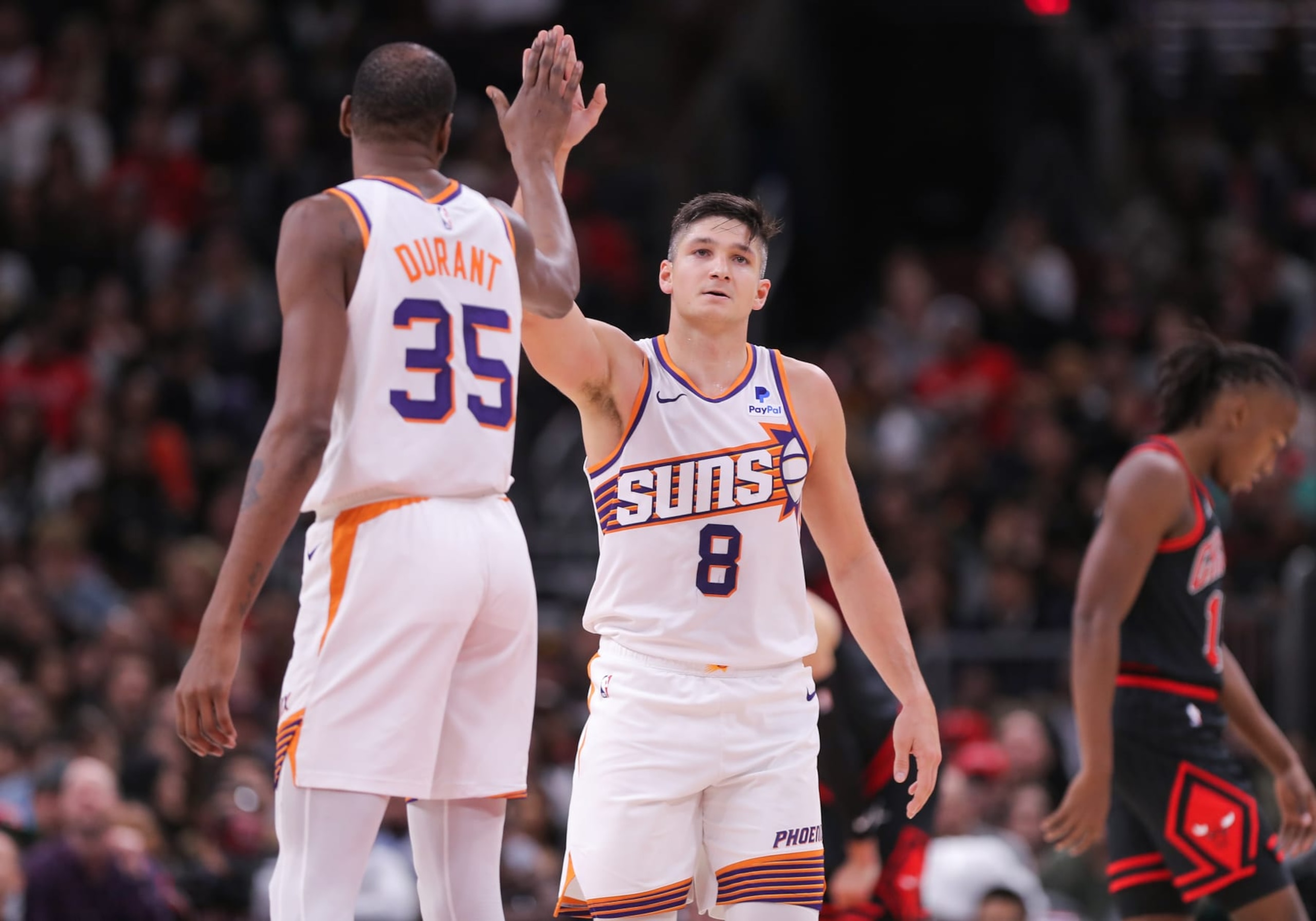 Kevin Durant and Grayson Allen