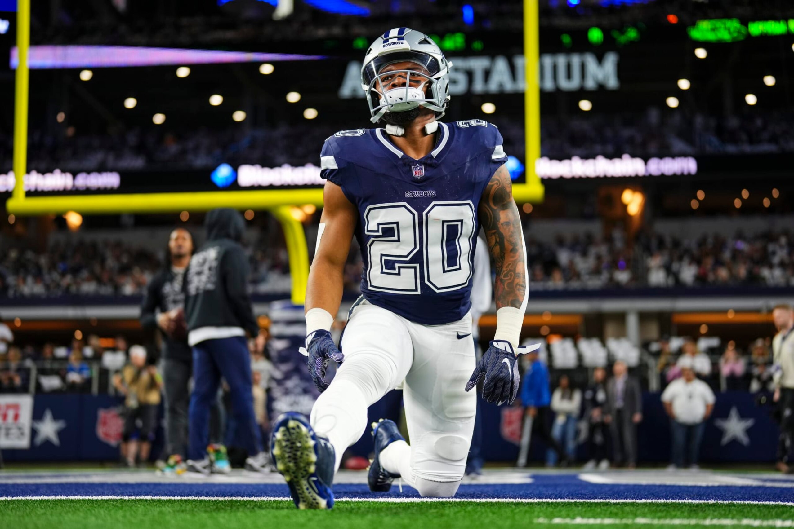 Cowboys running back Tony Pollard