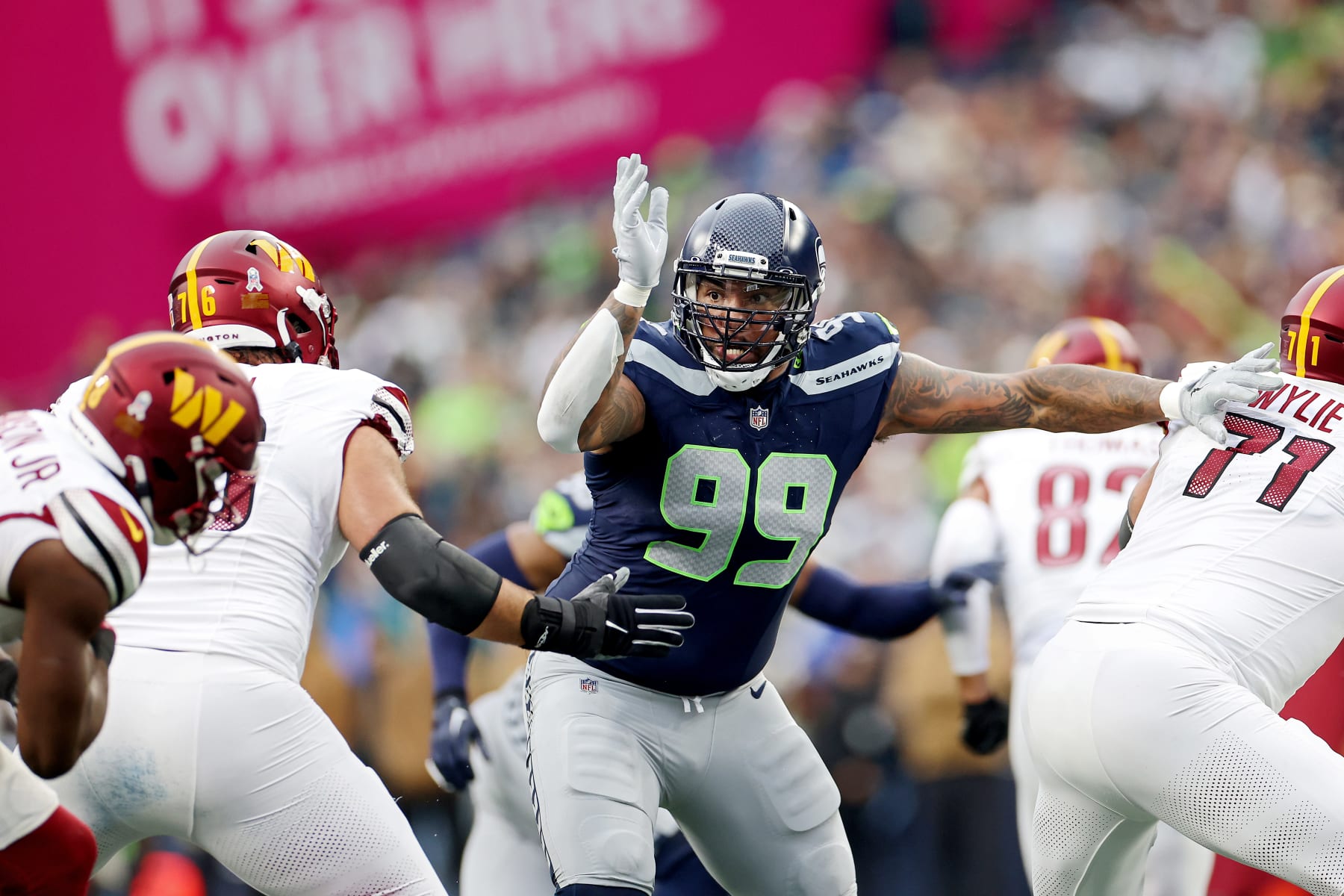 Seattle Seahawks defensive lineman Leonard Williams