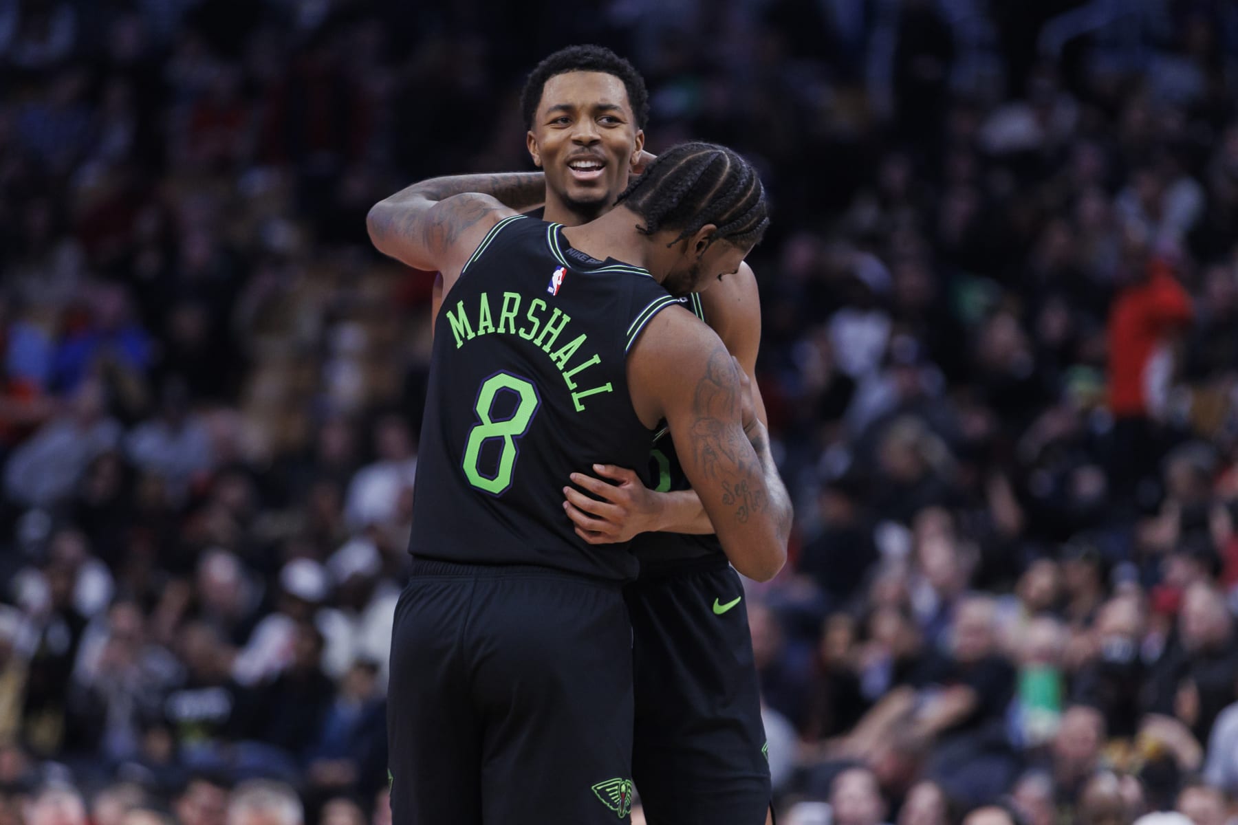 Naji Marshall and Trey Murphy III