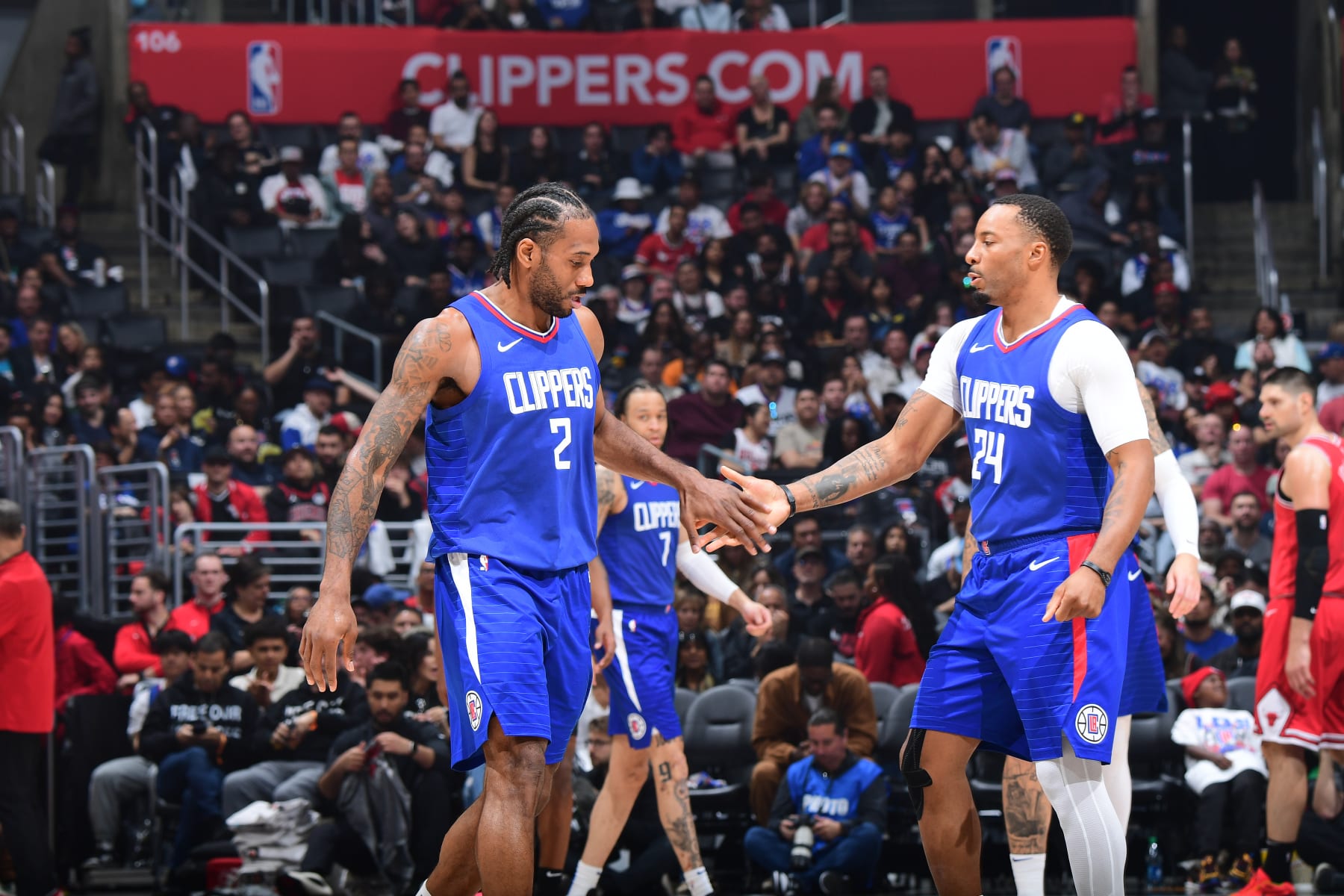 Kawhi Leonard and Norman Powell