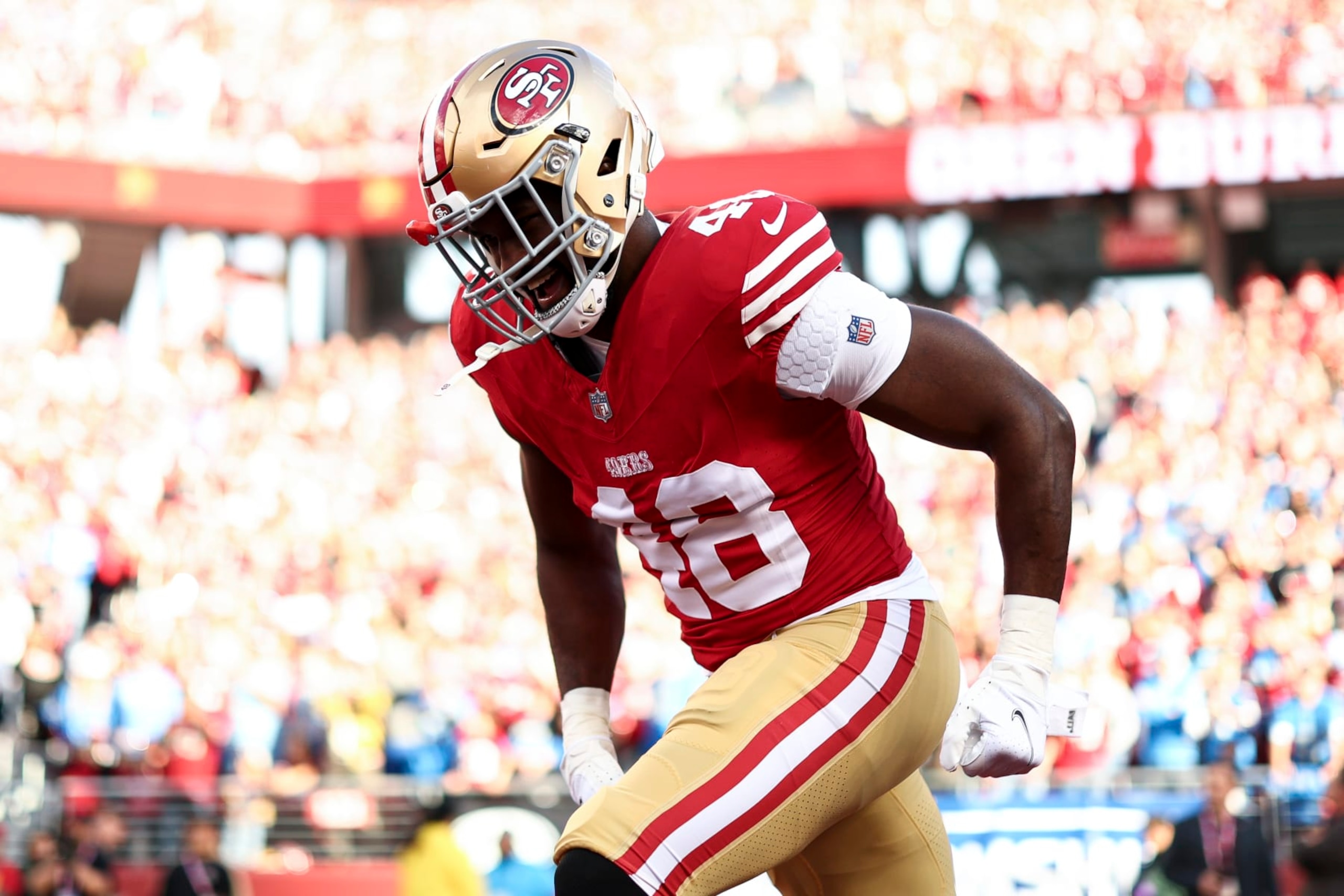 49ers LB Oren Burks 49ers LB Oren Burks
