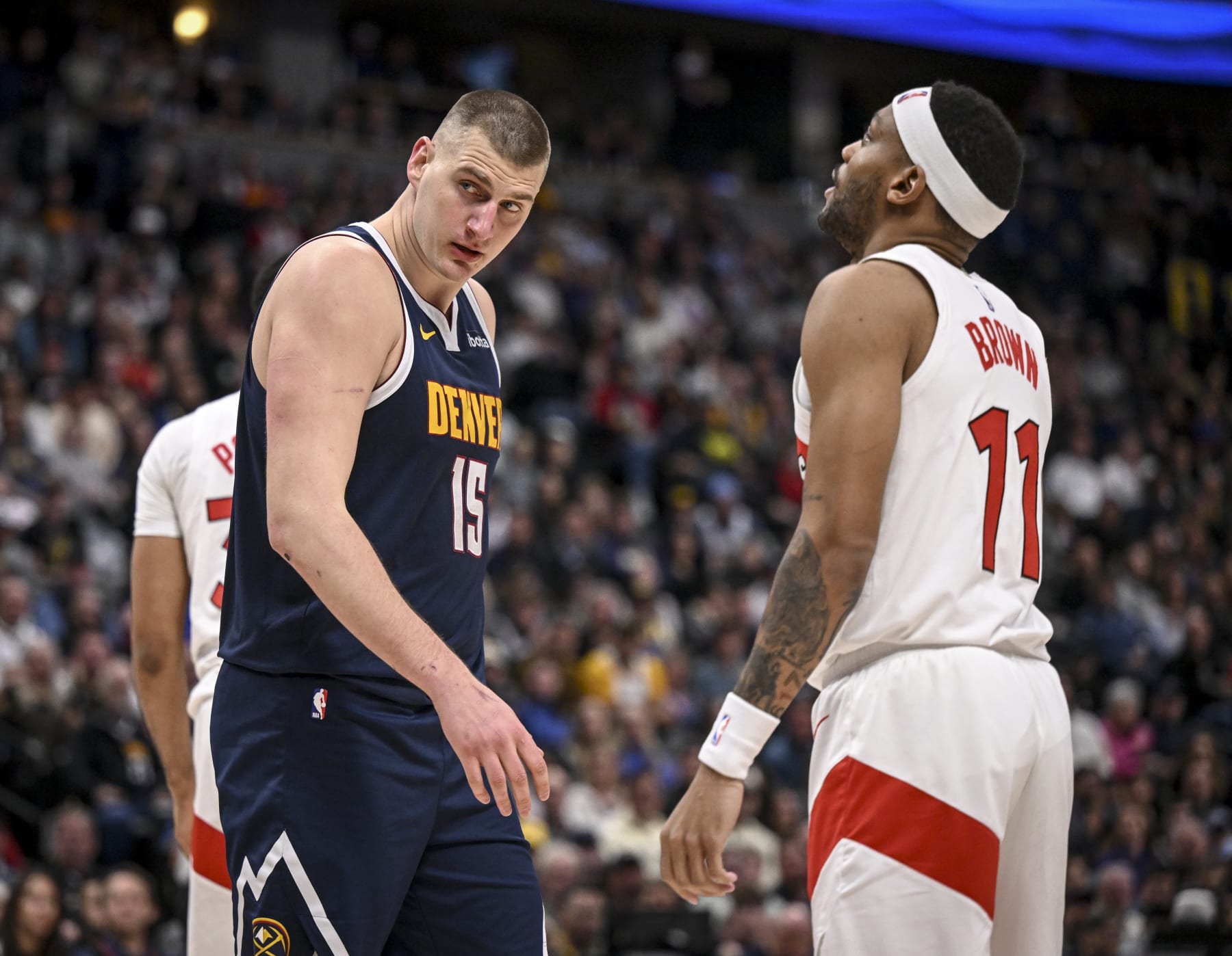 Nikola JokiÄ and Bruce Brown