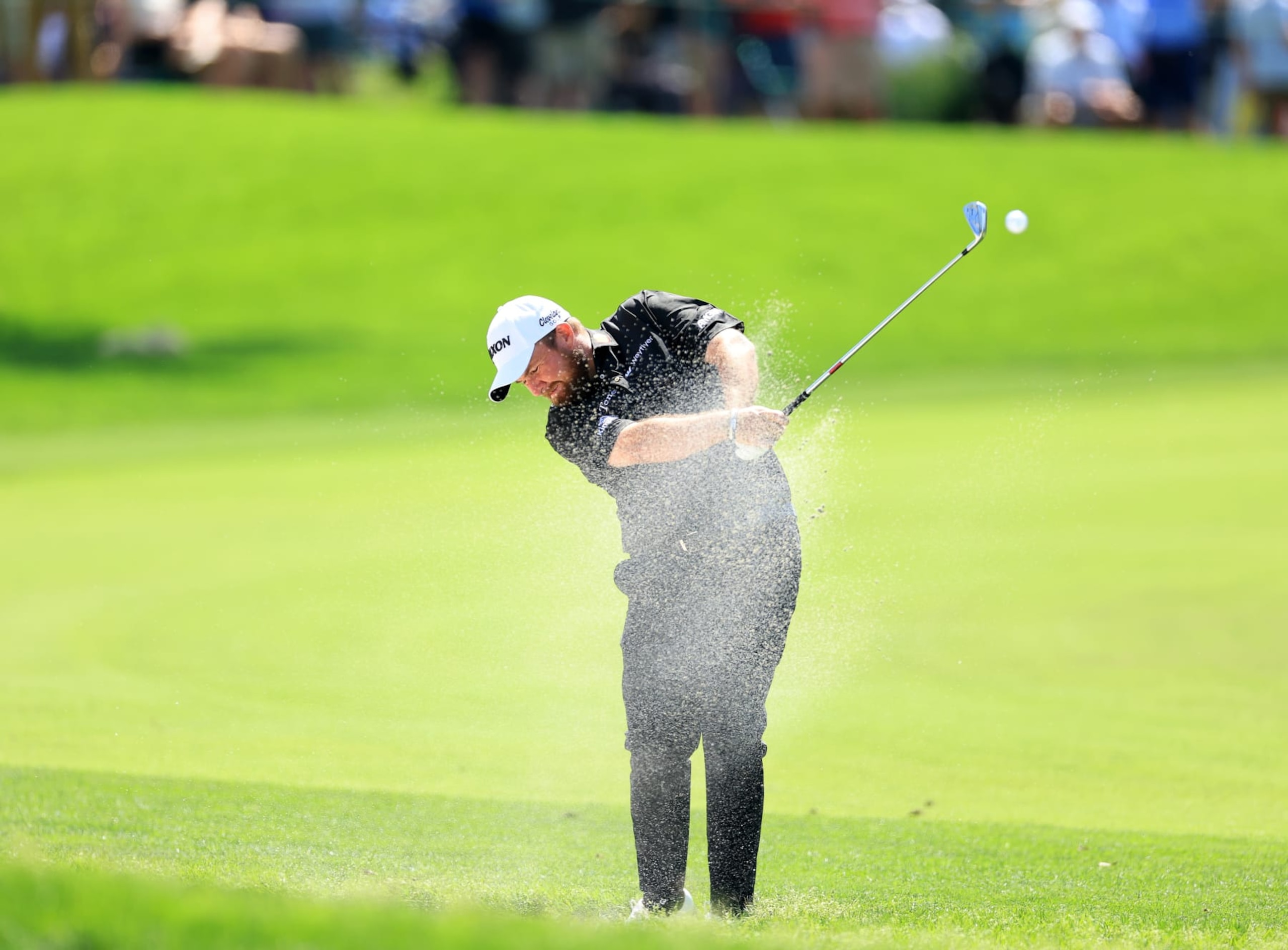 ORLANDO, FLORIDA - MARCH 10: Shane Lowry of Ireland Ireland plays his second shot on the first hole during the final round of the Arnold Palmer Invitational presented by Mastercard at Arnold Palmer Bay Hill Golf Course on March 10, 2024 in Orlando, Florida. (Photo by David Cannon/Getty Images)