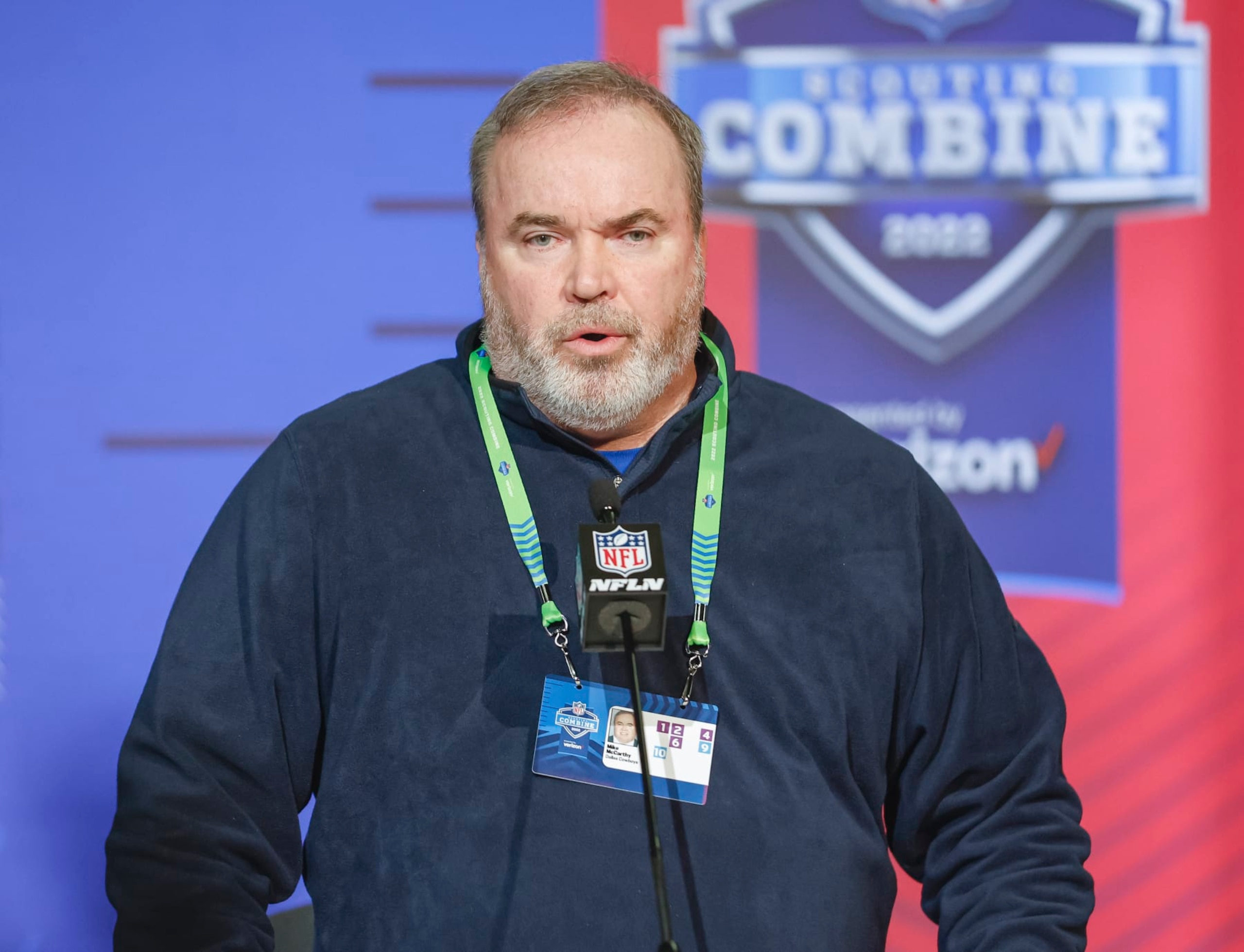 Cowboys head coach Mike McCarthy Cowboys head coach Mike McCarthy