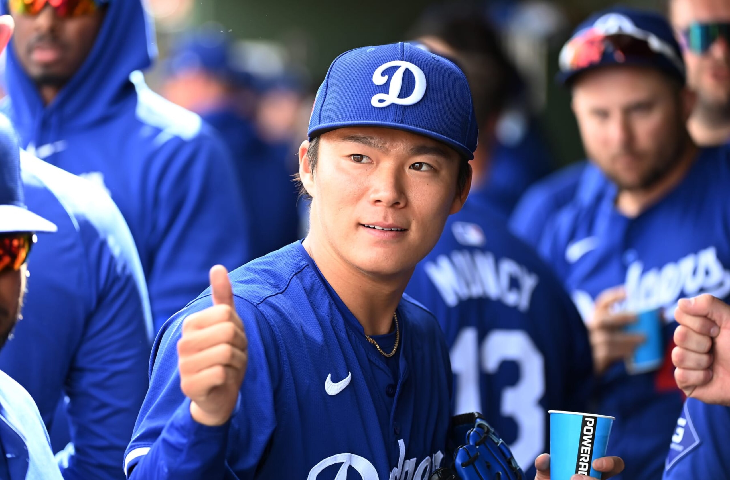 Yoshinobu Yamamoto is staring down sky-high hype in his first season with the Dodgers.