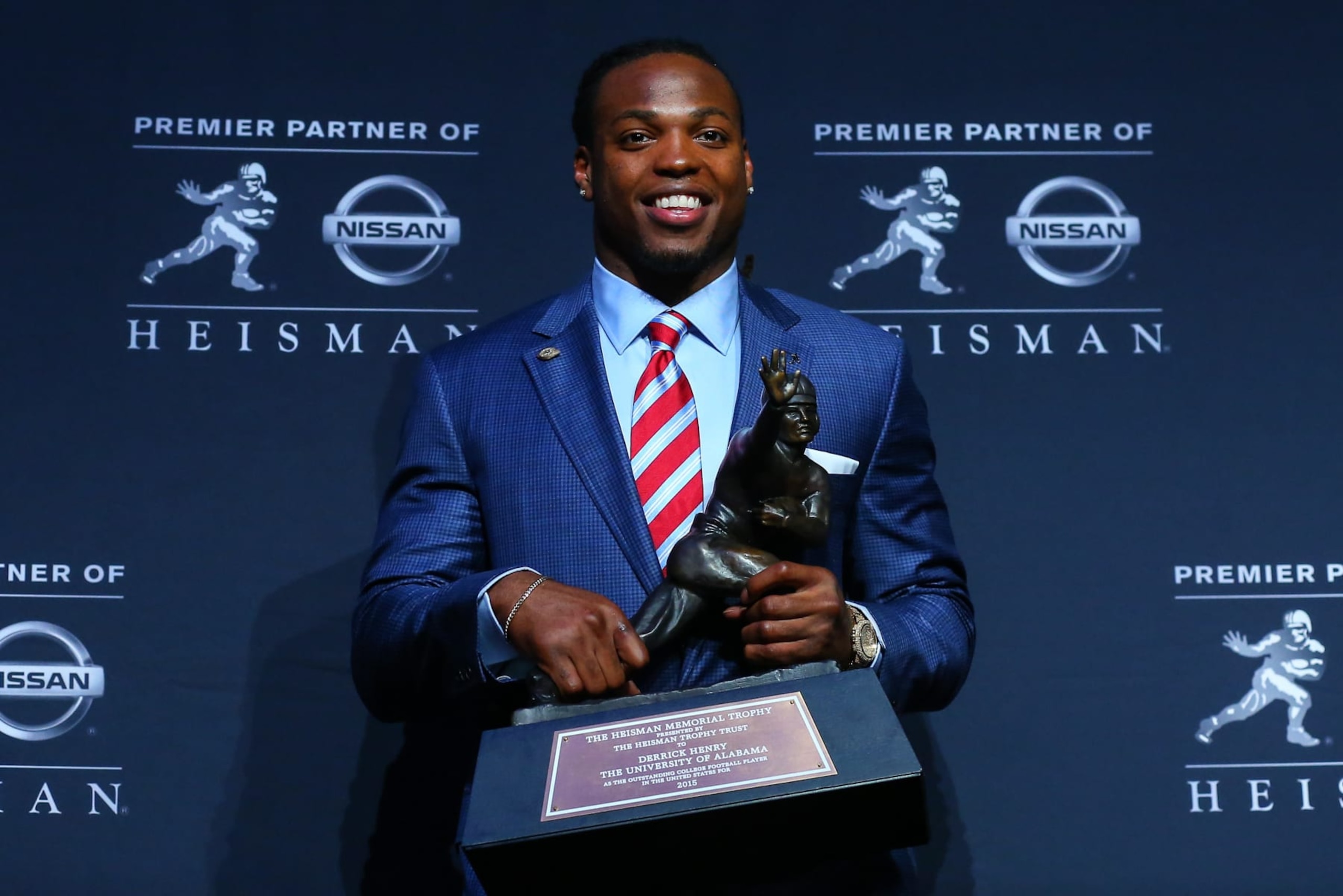 Derrick Henry won the Heisman Trophy in 2015.