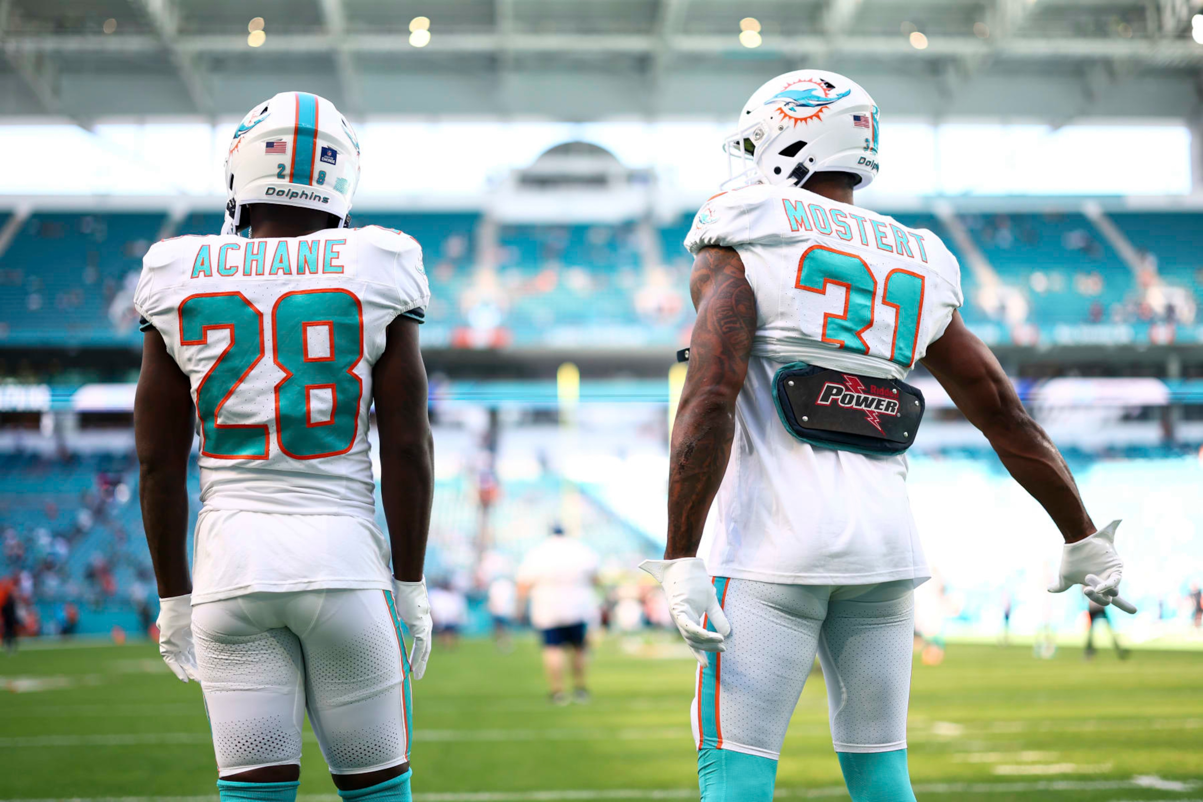 De'Von Achane and Raheem Mostert