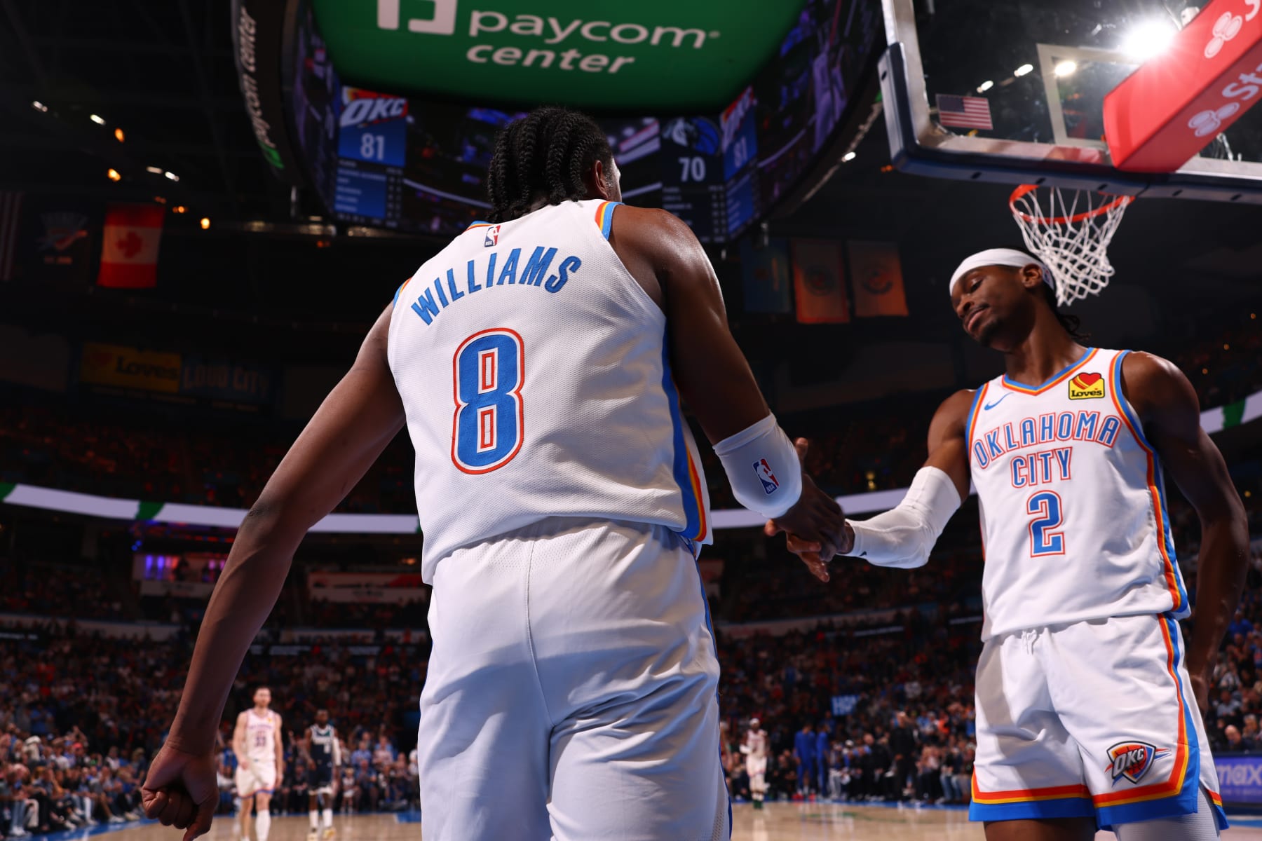Jalen Williams and Shai Gilgeous-Alexander
