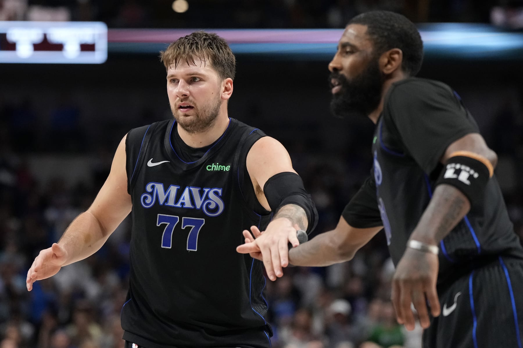 Luka DonÄiÄ and Kyrie Irving