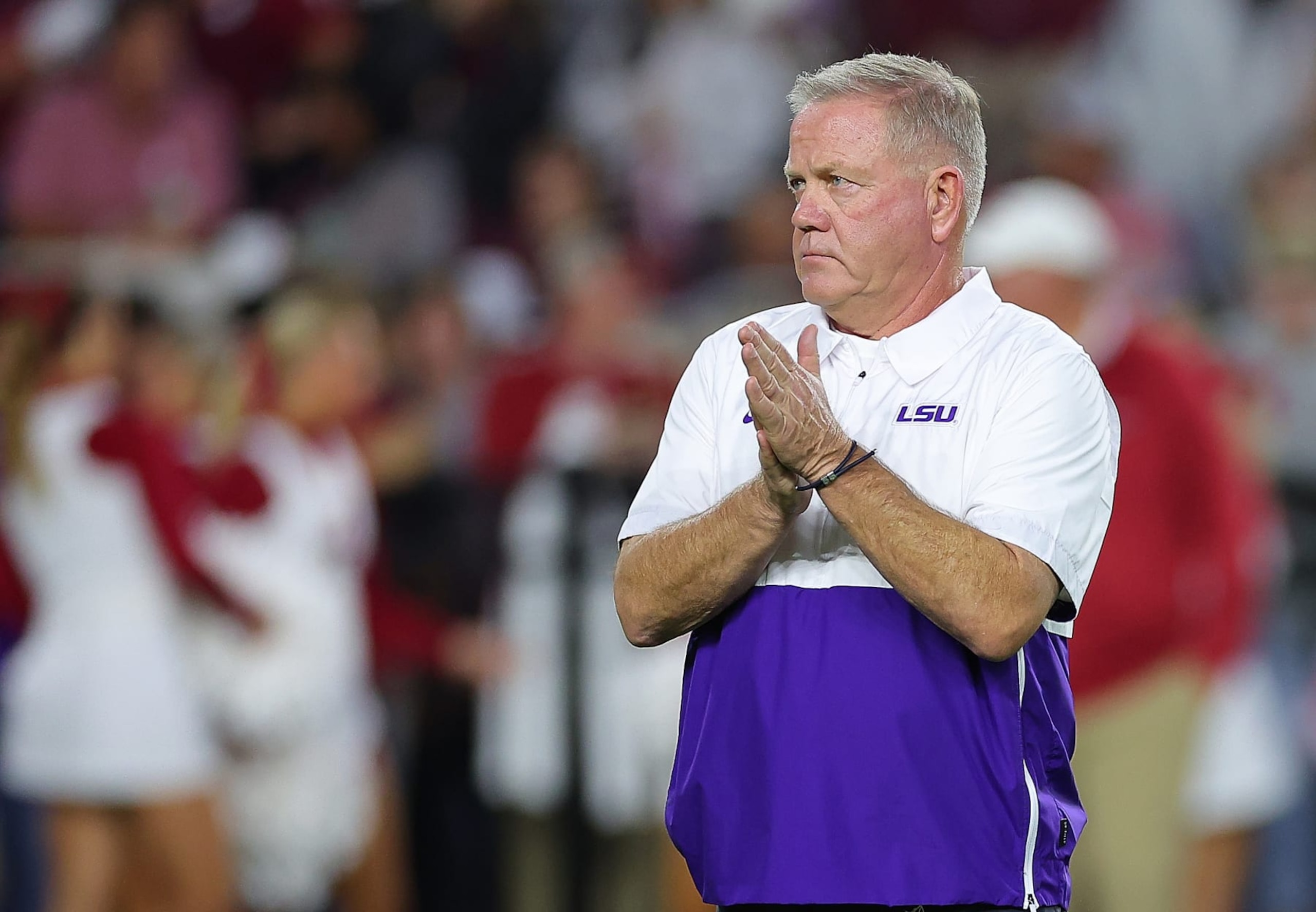 LSU head coach Brian Kelly LSU head coach Brian Kelly