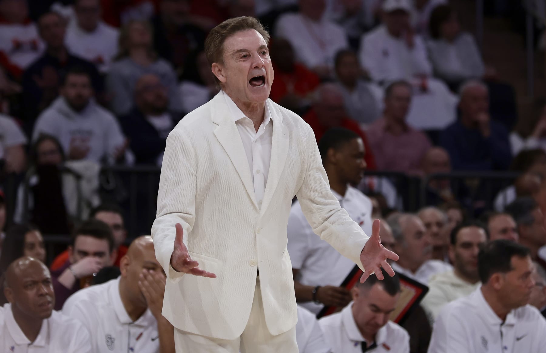 St. John's head coach Rick Pitino