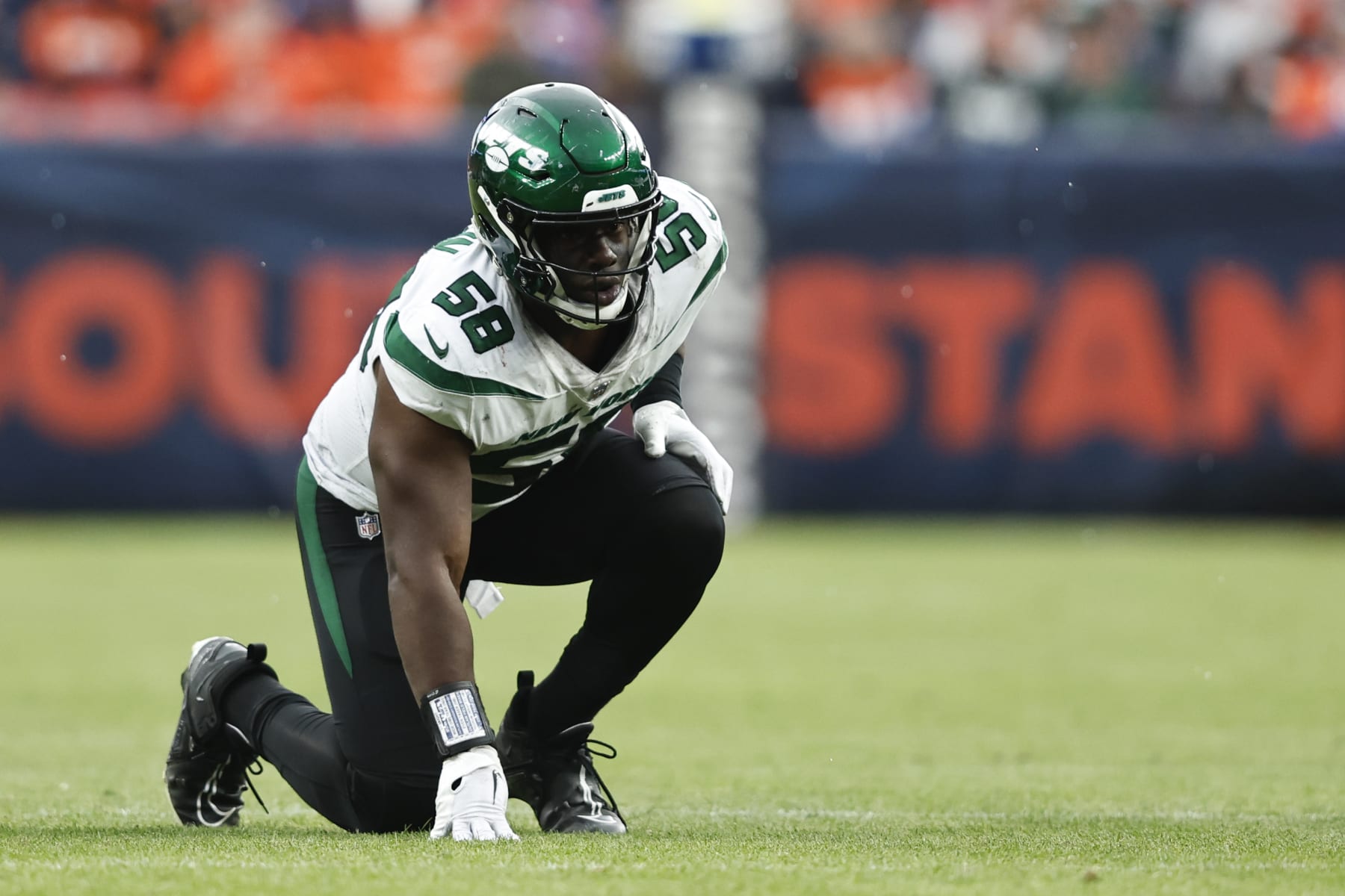 Free agent edge-rusher Carl Lawson