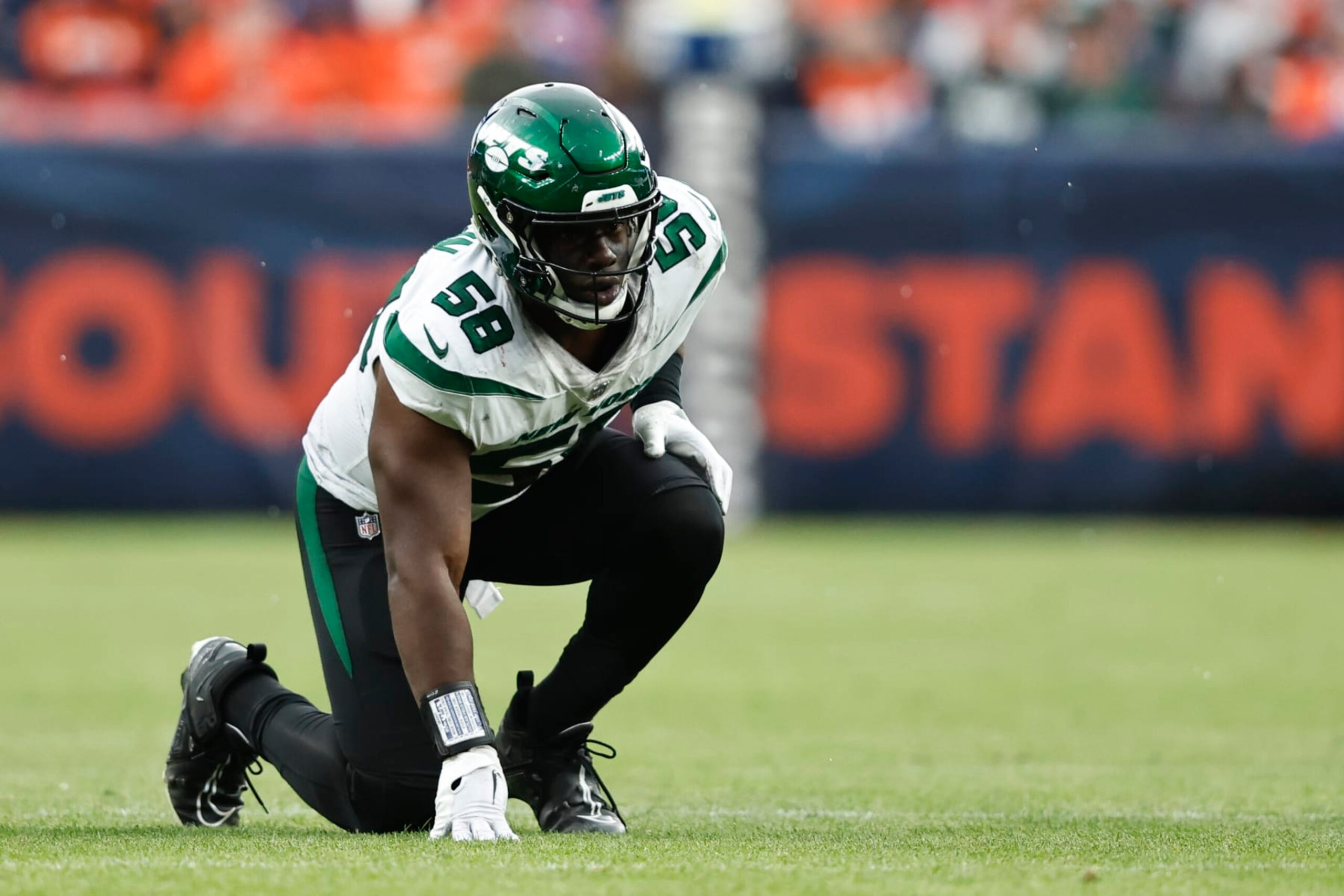 Free agent edge-rusher Carl Lawson
