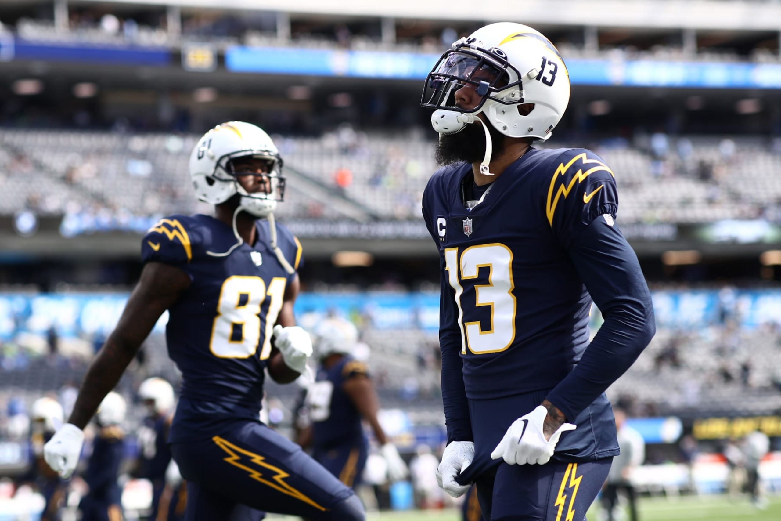 Mike Williams and Keenan Allen Mike Williams and Keenan Allen