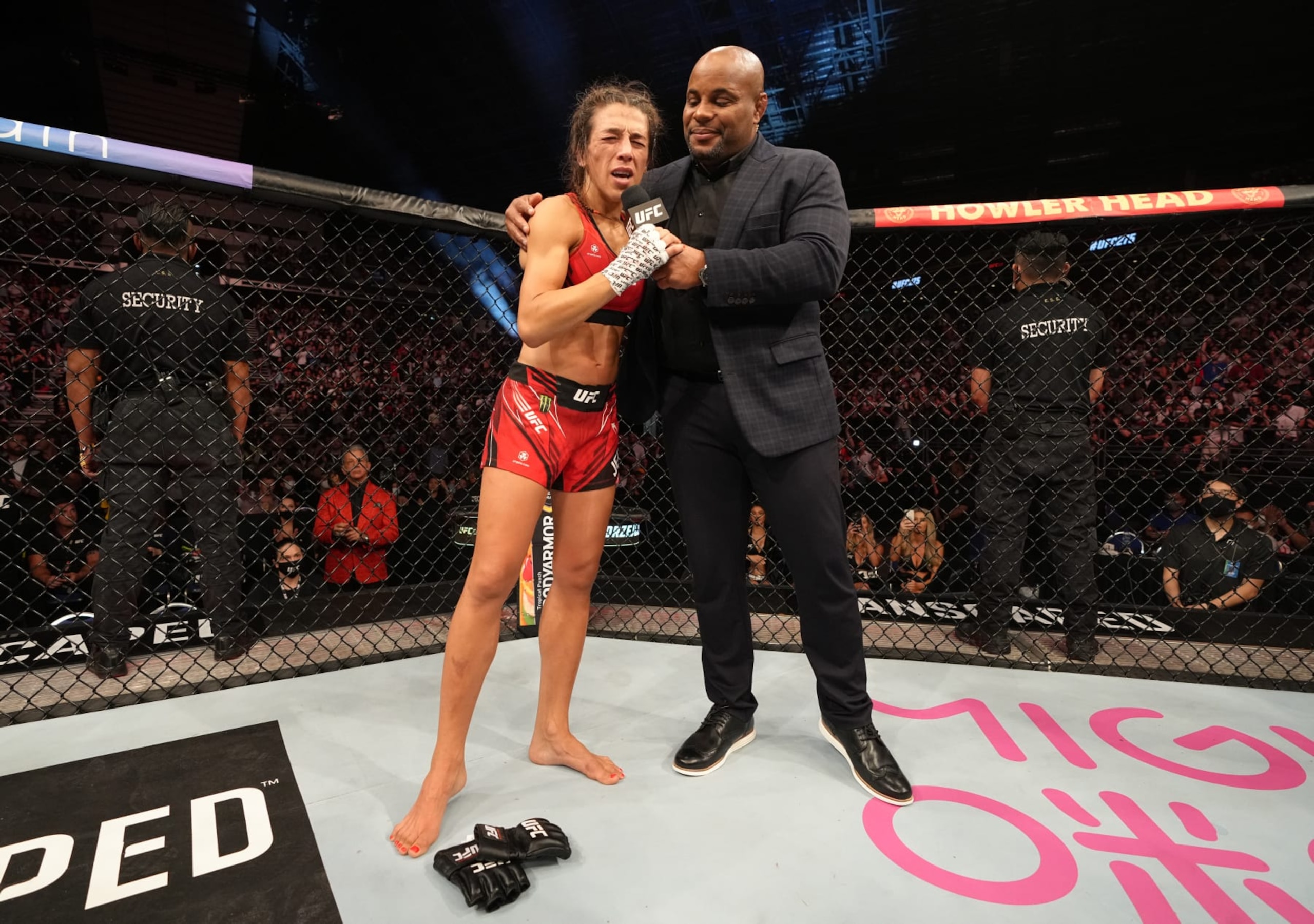 Joanna Jedrzejczyk announces her retirement after a TKO loss to Zhang Weili in 2022. 