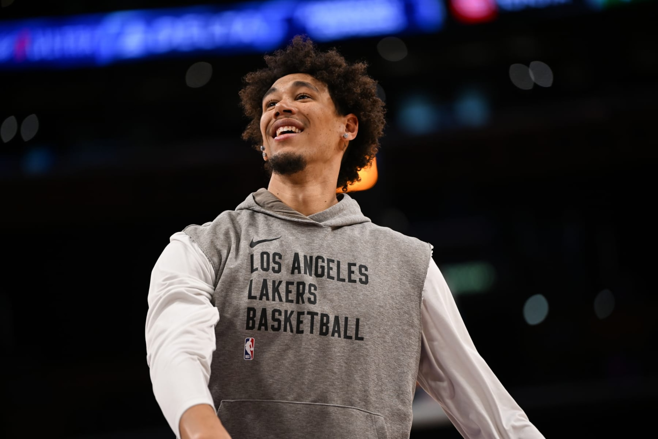 LOS ANGELES, CA - MARCH 8: Jaxson Hayes (11) of Los Angeles Lakers warms up before the NBA game between Milwaukee Bucks and Los Angeles Lakers at the Crypto.com Arena on March 8, 2024 in Los Angeles, California, United States. (Photo by Tayfun Coskun/Anadolu via Getty Images) LOS ANGELES, CA - MARCH 8: Jaxson Hayes (11) of Los Angeles Lakers warms up before the NBA game between Milwaukee Bucks and Los Angeles Lakers at the Crypto.com Arena on March 8, 2024 in Los Angeles, California, United States. (Photo by Tayfun Coskun/Anadolu via Getty Images)