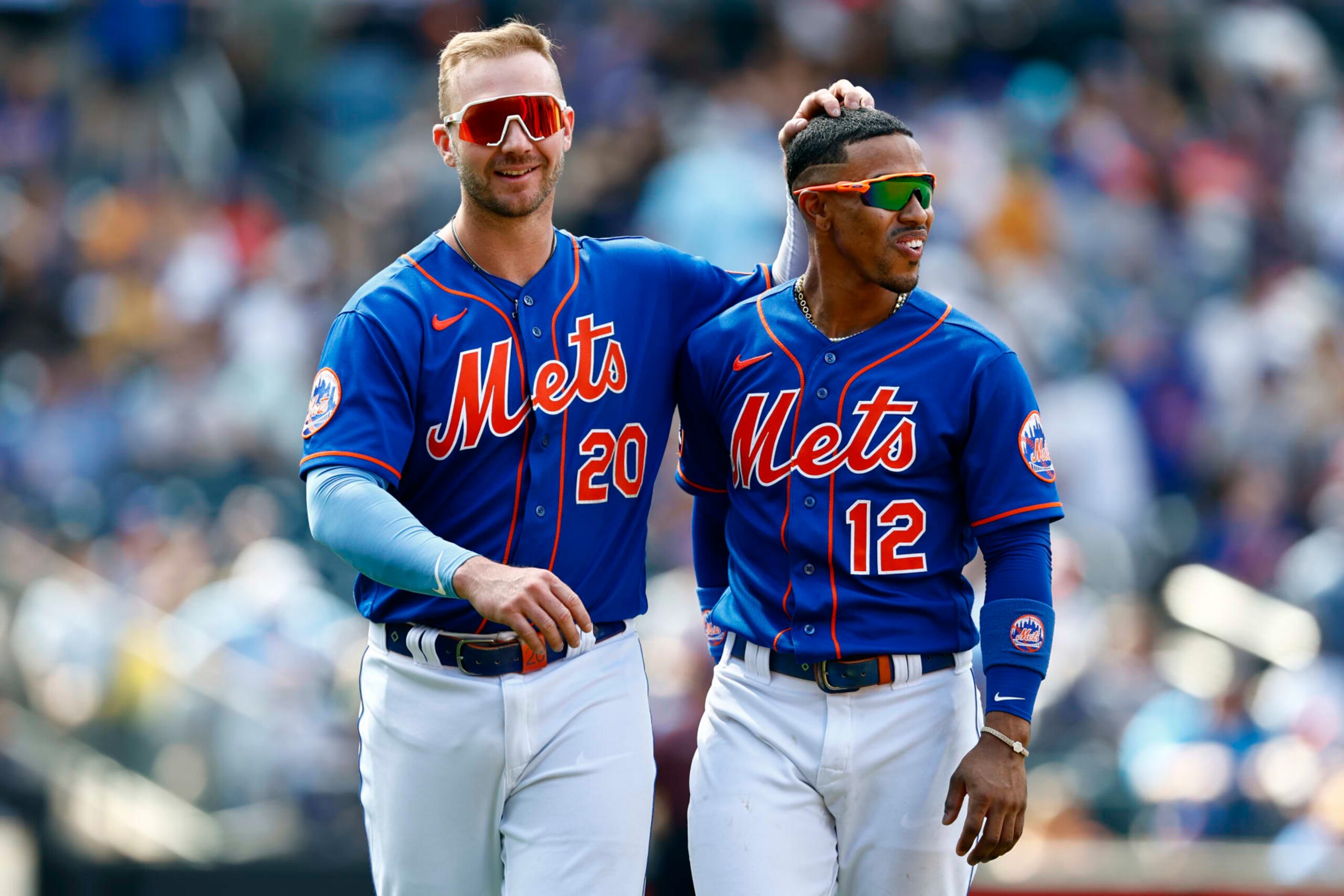 Pete Alonso (L) and Francisco Lindor (R) Pete Alonso (L) and Francisco Lindor (R)