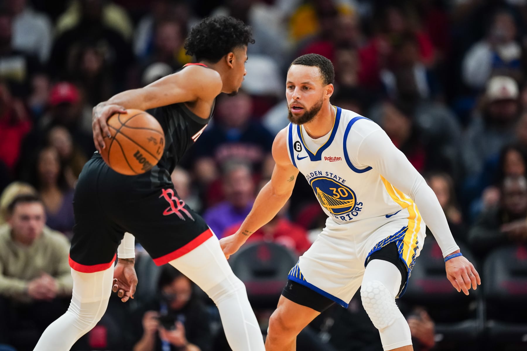 Jalen Green and Stephen Curry