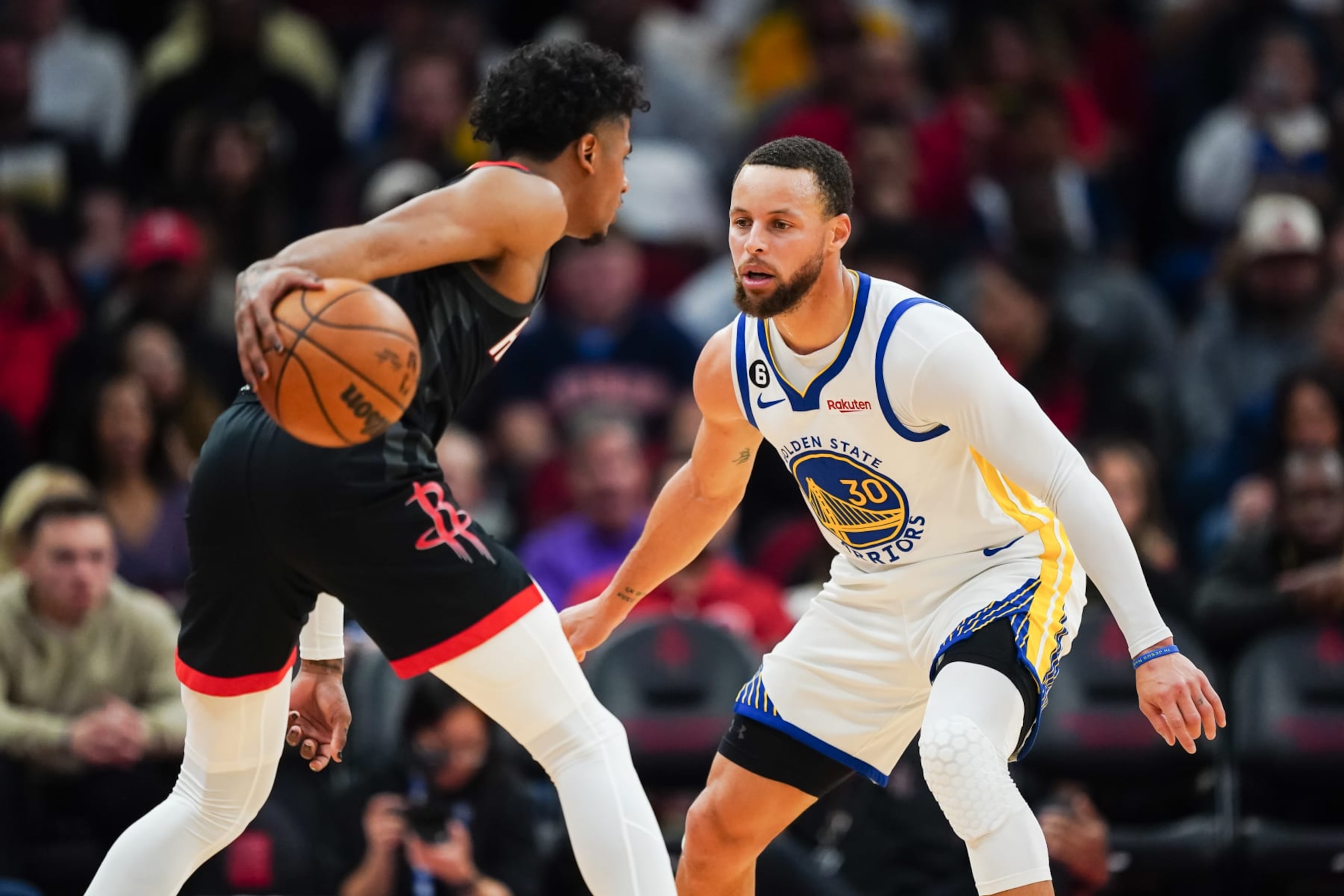 Jalen Green and Stephen Curry