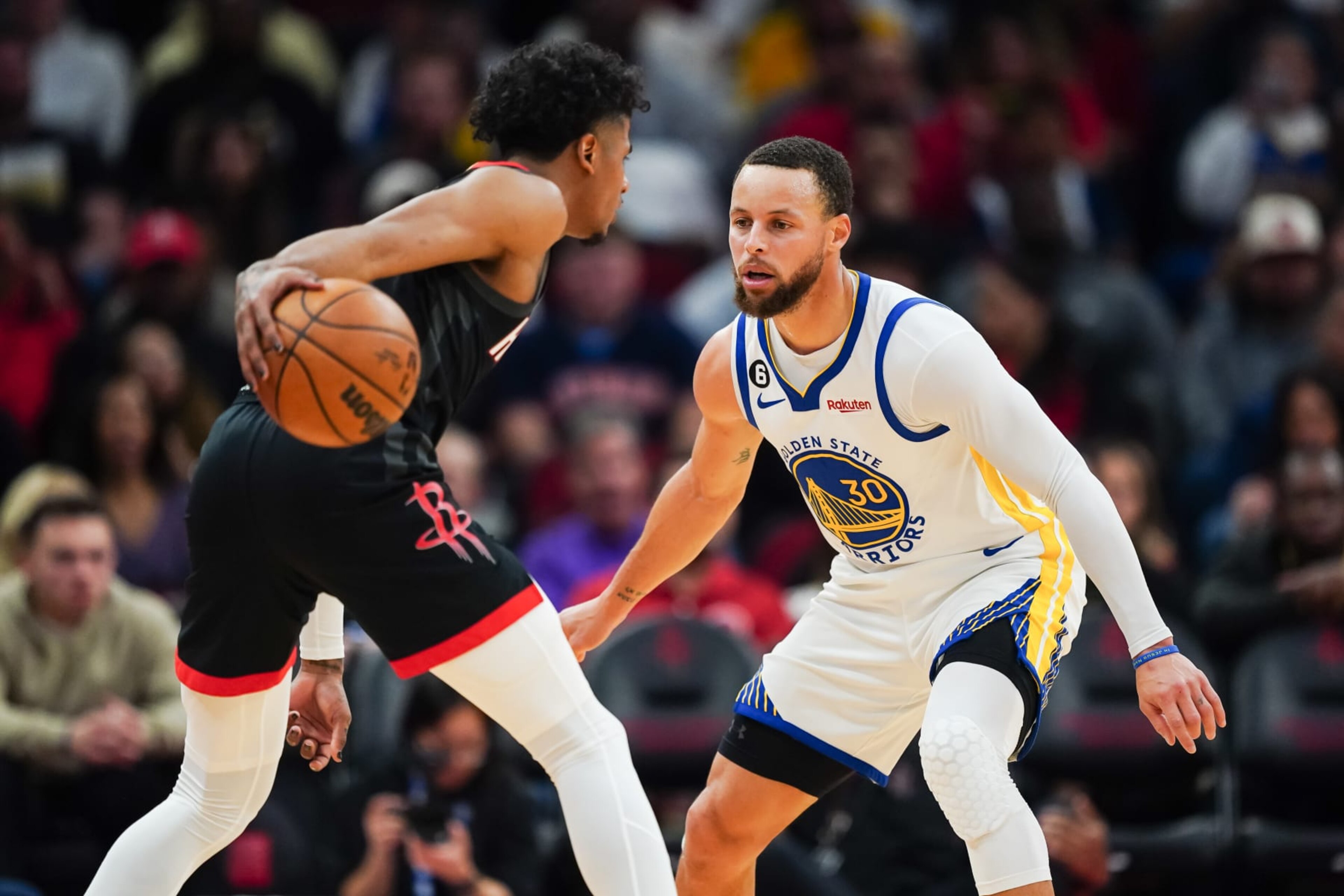 Jalen Green and Stephen Curry