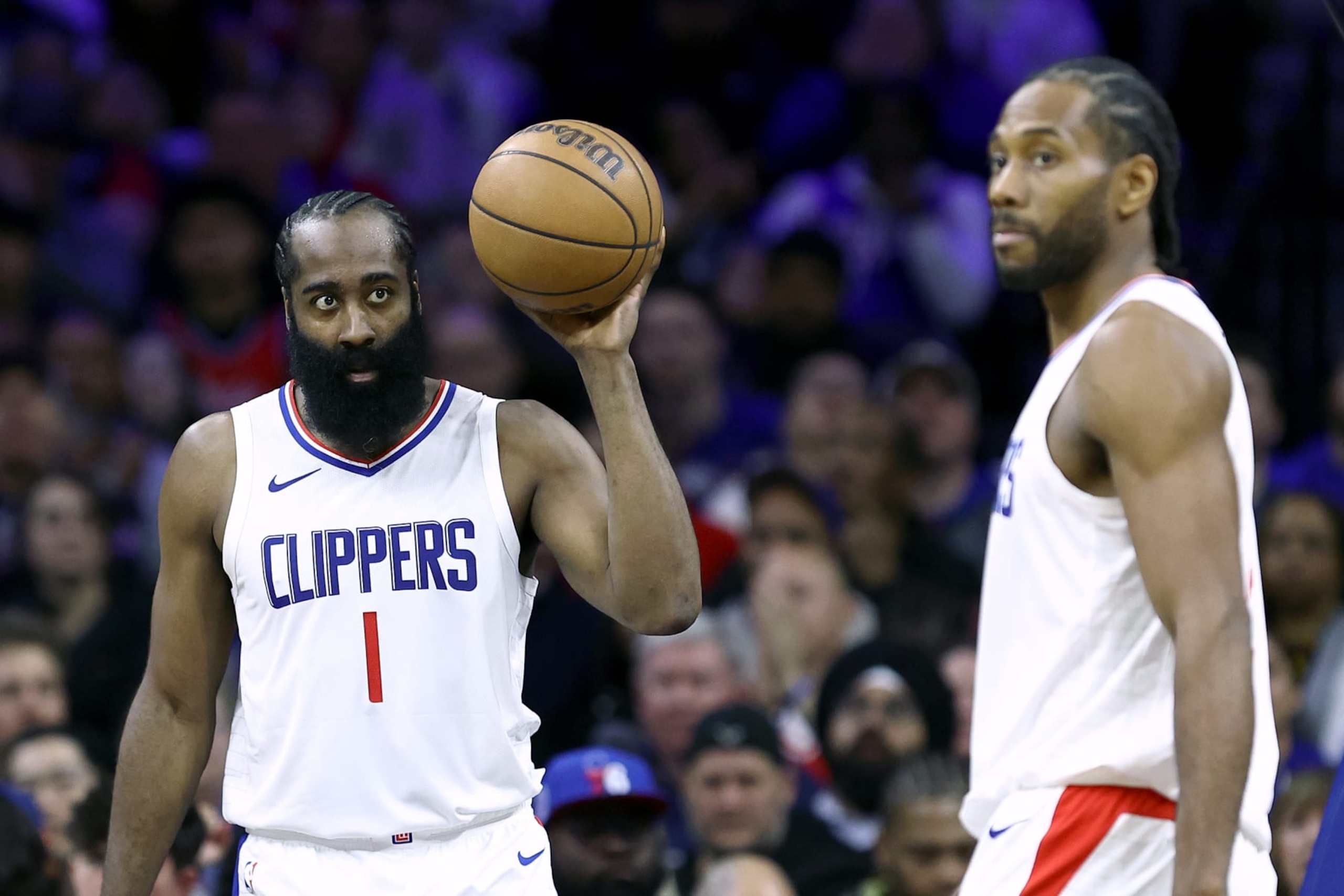 James Harden and Kawhi Leonard