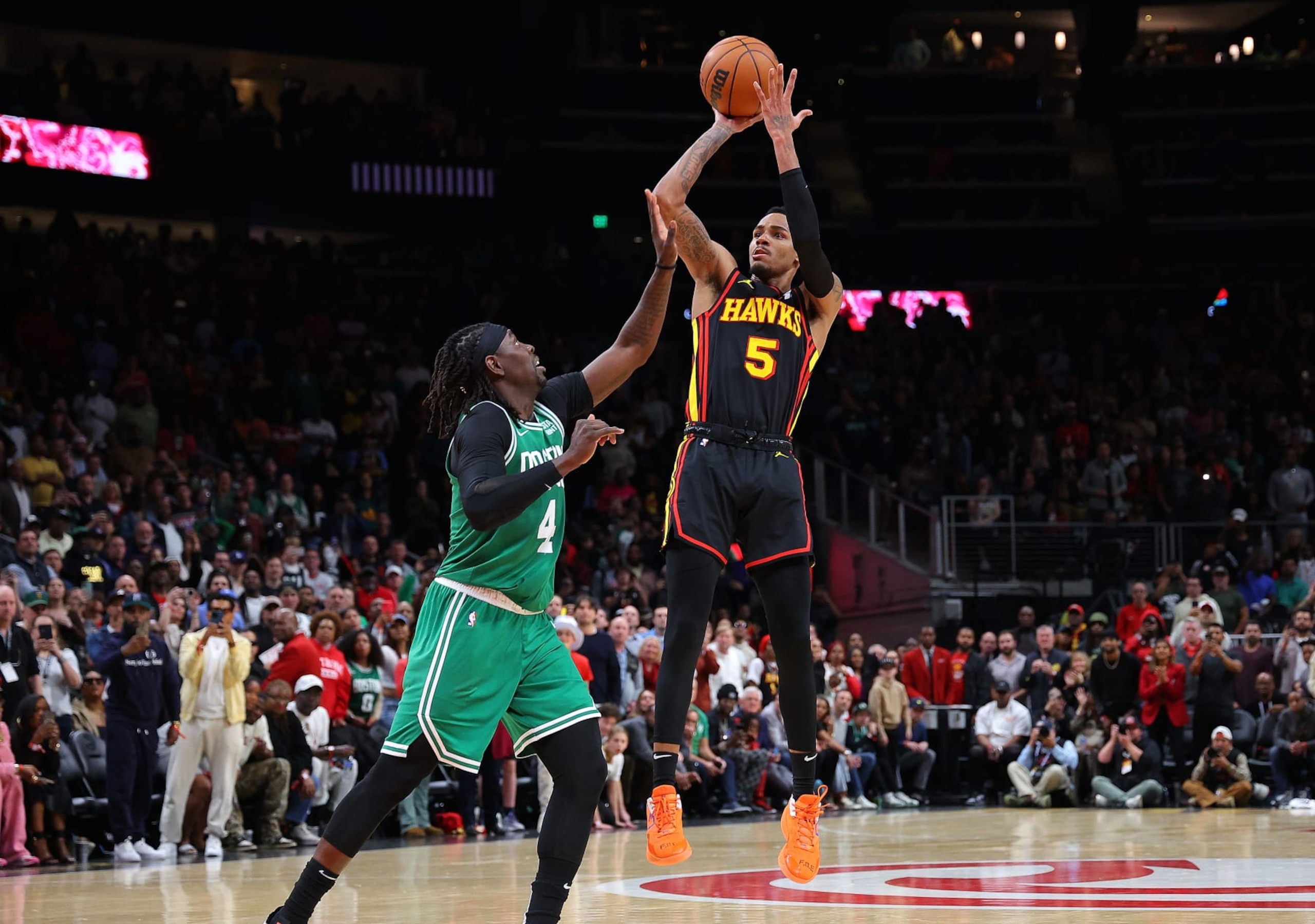 Jrue Holiday and Dejounte Murray
