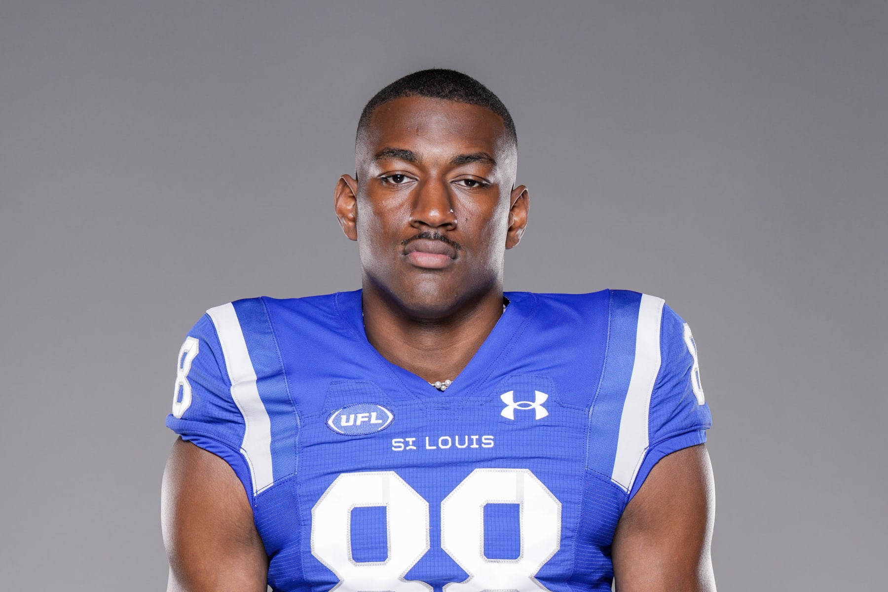 ARLINGTON, TEXAS - MARCH 07: Hakeem Butler #88 of the St. Louis Battlehawks poses for a portrait on March 07, 2024 in Arlington, Texas.  (Photo by Fox Sports/UFL/Getty Images)