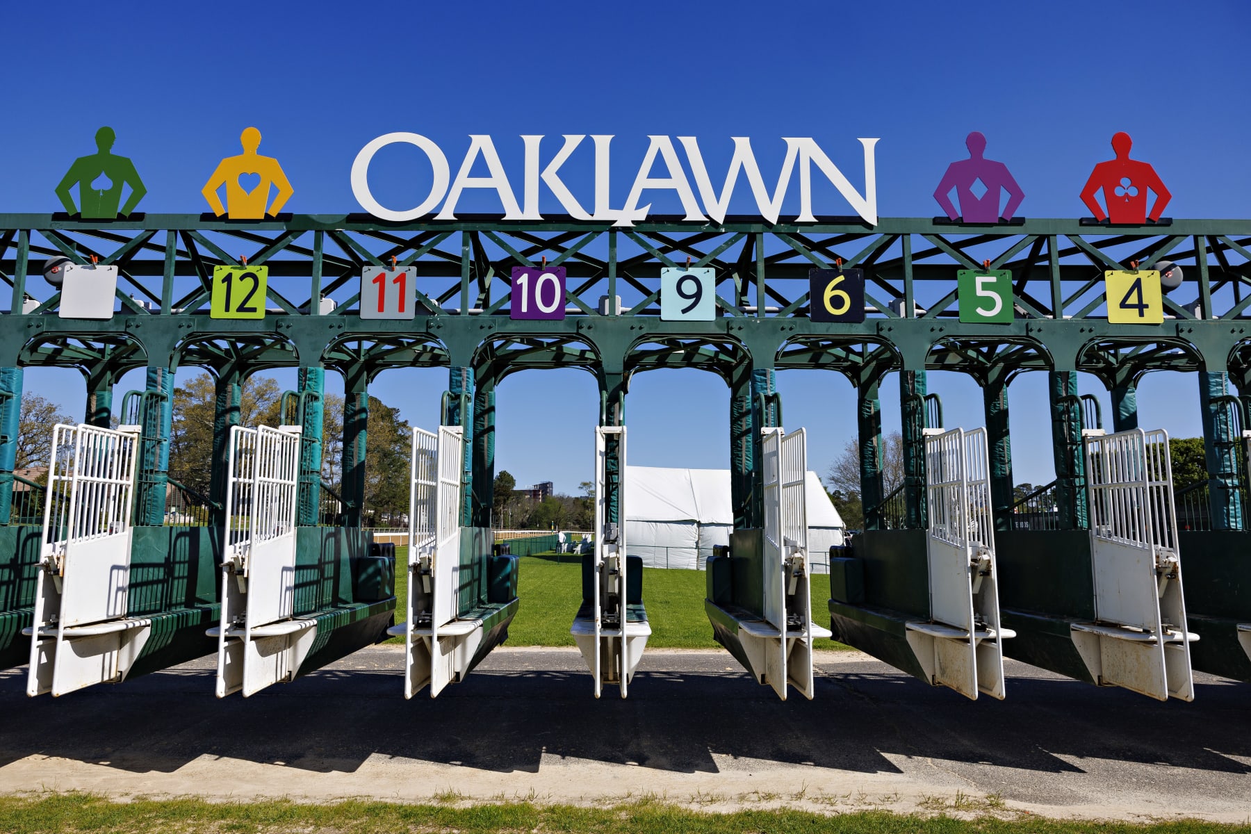 HOT SPRINGS, ARKANSAS - APRIL 01: Views around Oaklawn Park and Casino before the running of the 87th Arkansas Derby at Oaklawn Park on April 01, 2023 in Hot Springs, Arkansas. (Photo by Wesley Hitt/Getty Images)