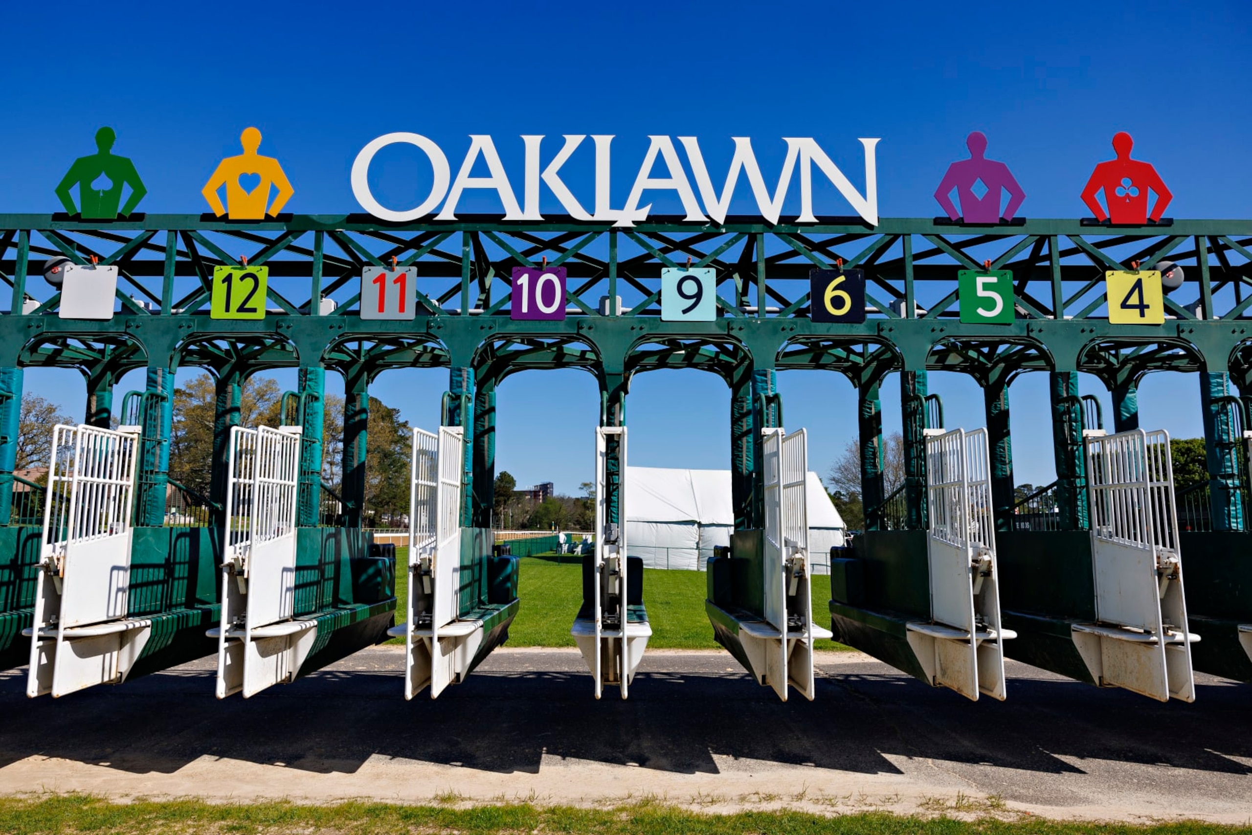 HOT SPRINGS, ARKANSAS - APRIL 01: Views around Oaklawn Park and Casino before the running of the 87th Arkansas Derby at Oaklawn Park on April 01, 2023 in Hot Springs, Arkansas. (Photo by Wesley Hitt/Getty Images)